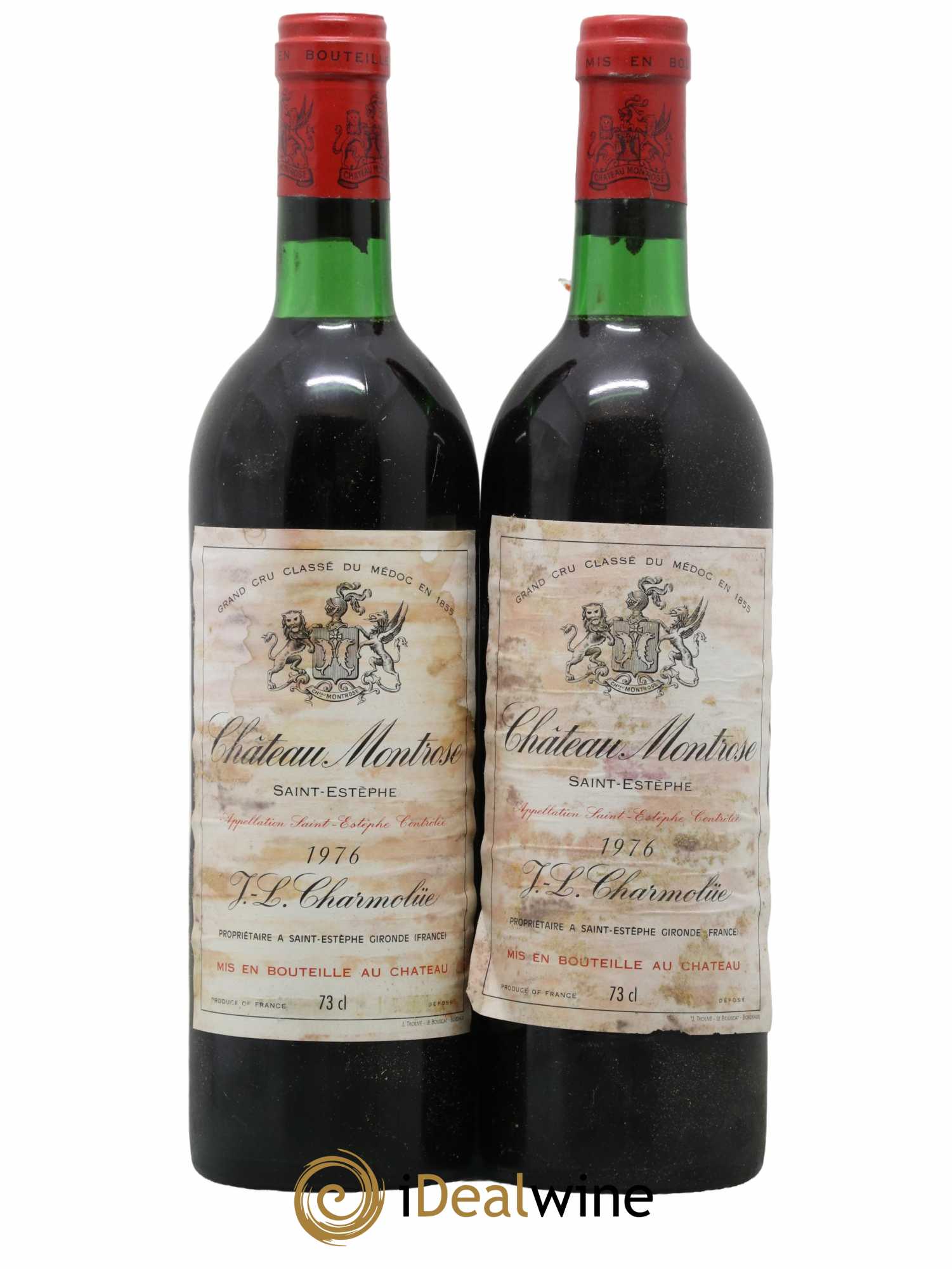 Château Montrose 2ème Grand Cru Classé 1976 - Lot de 2 bouteilles - 0