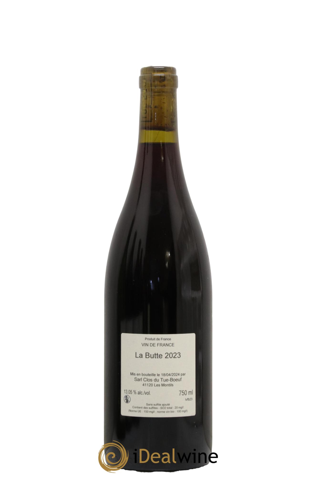 Vin de France La Butte Clos Tue-Bœuf 2023 - Posten von 1 Flasche - 1