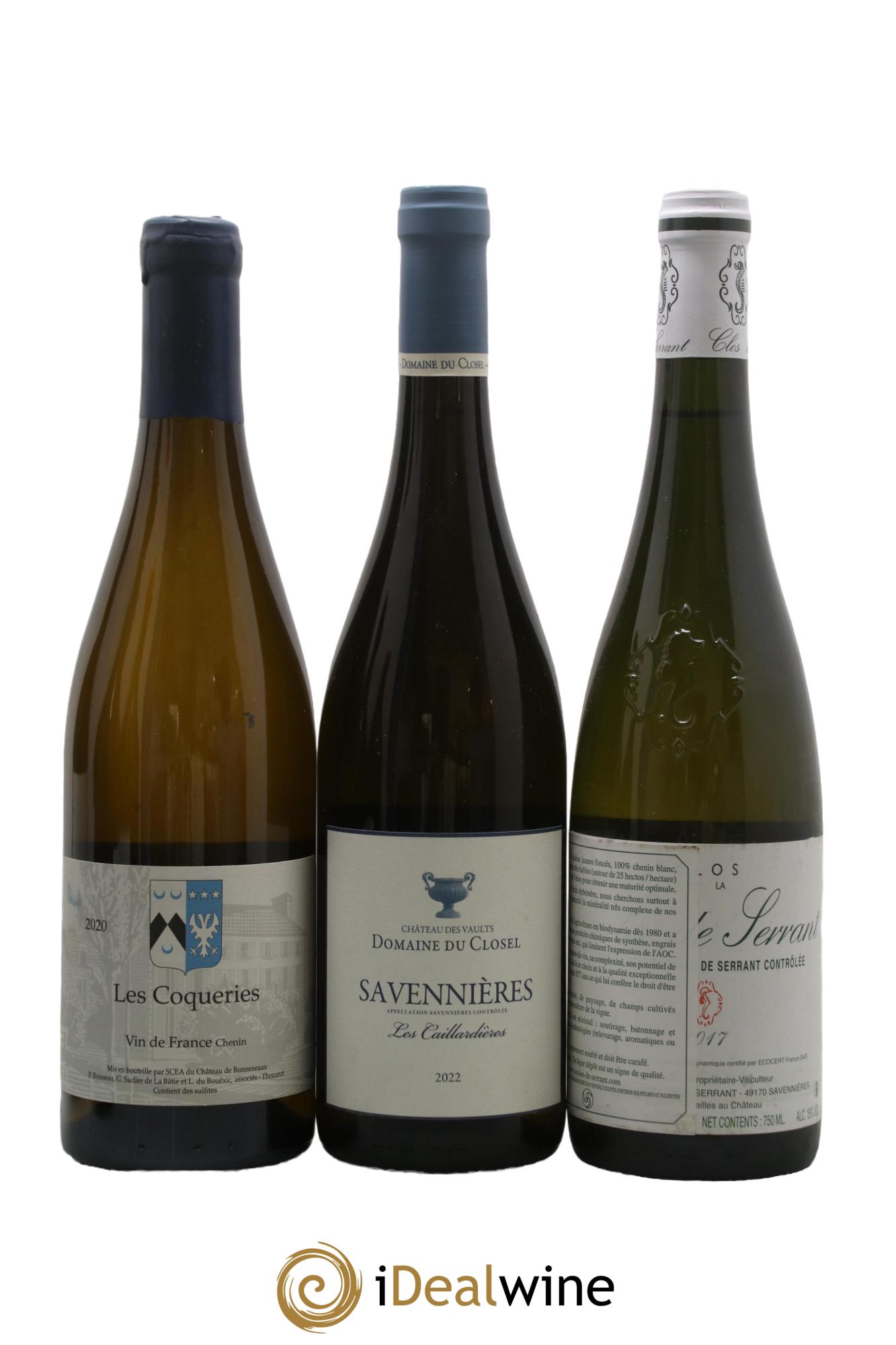 Assortiment de vins d'Anjou noir - Saumur - Bourgueil N°8 - Lot of 6 bottles - 1