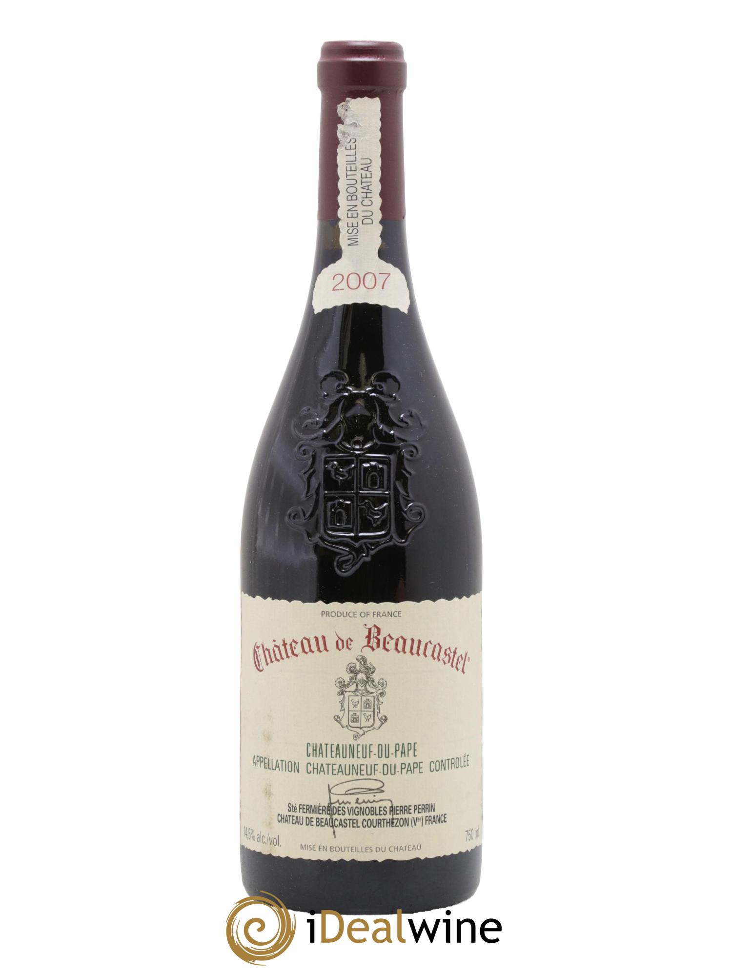 Châteauneuf-du-Pape Château de Beaucastel Famille Perrin 2007 - Lotto di 1 bottiglia - 0