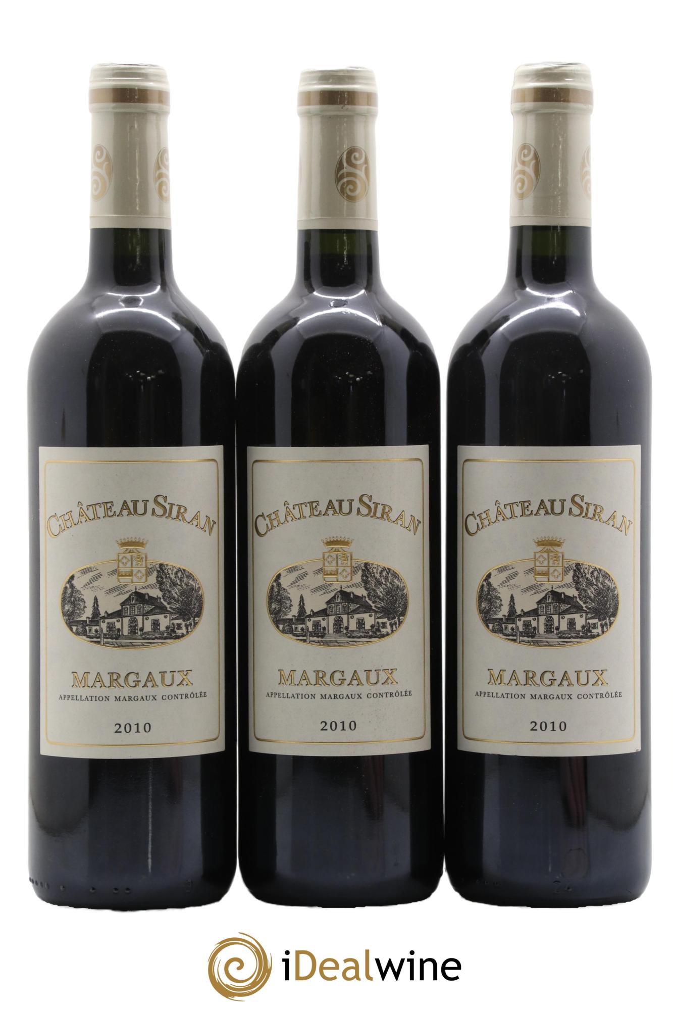 Château Siran 2010 - Lotto di 3 bottiglie - 0