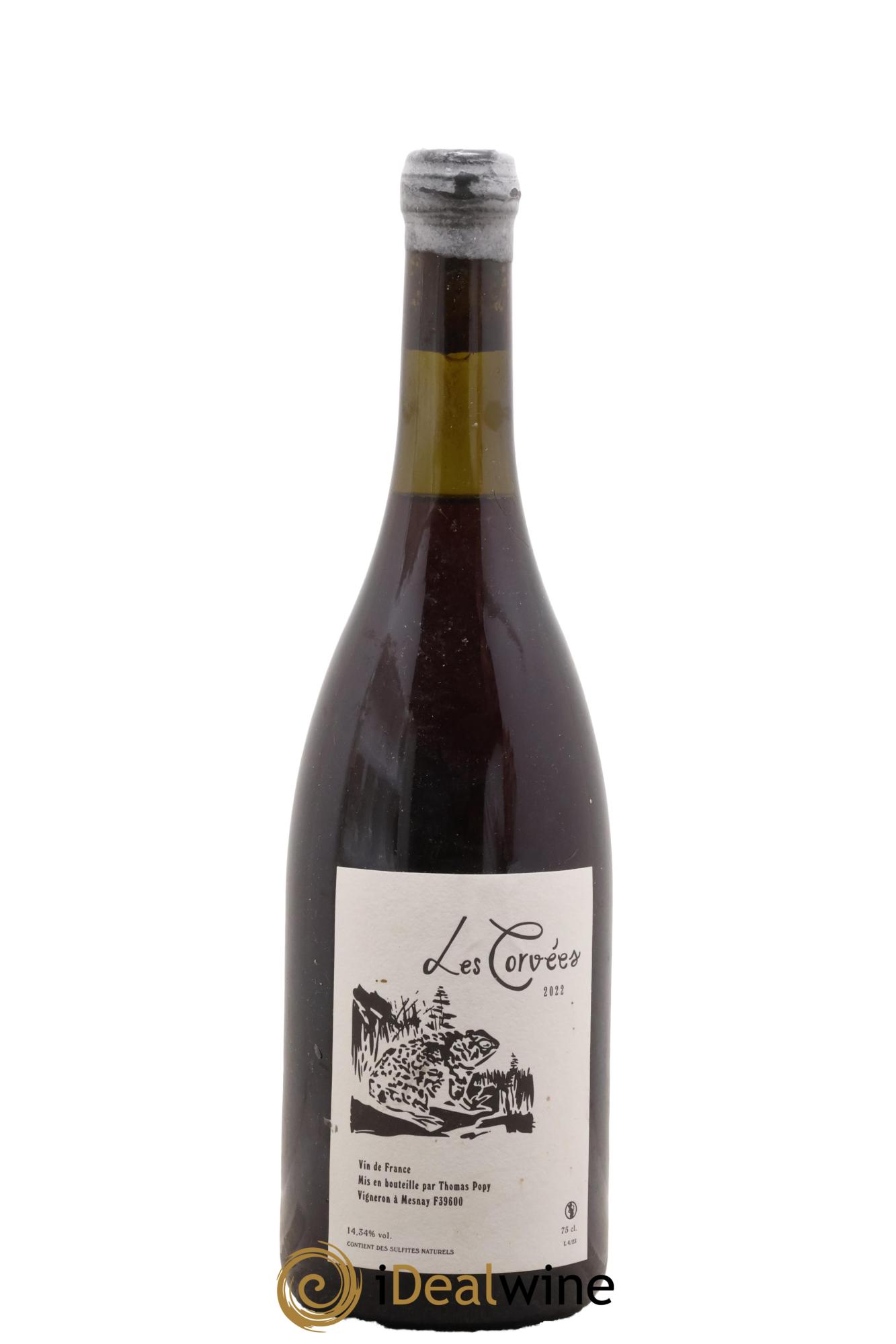 Vin de France Les Corvées Thomas Popy 2022 - Lot de 1 bouteille - 0