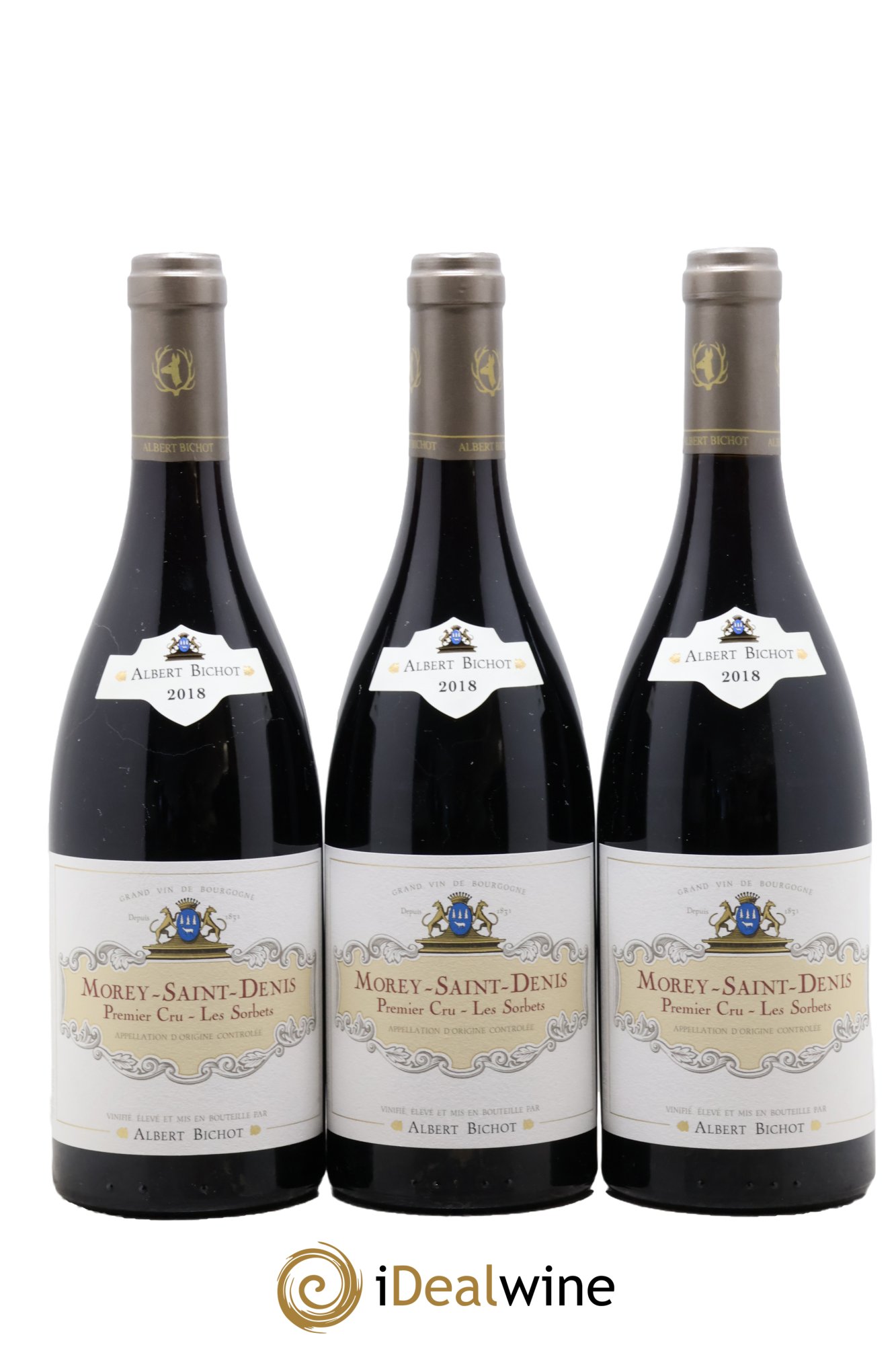 Morey-Saint-Denis 1er Cru Les Sorbets Albert Bichot 2018 - Lot de 3 bouteilles - 0