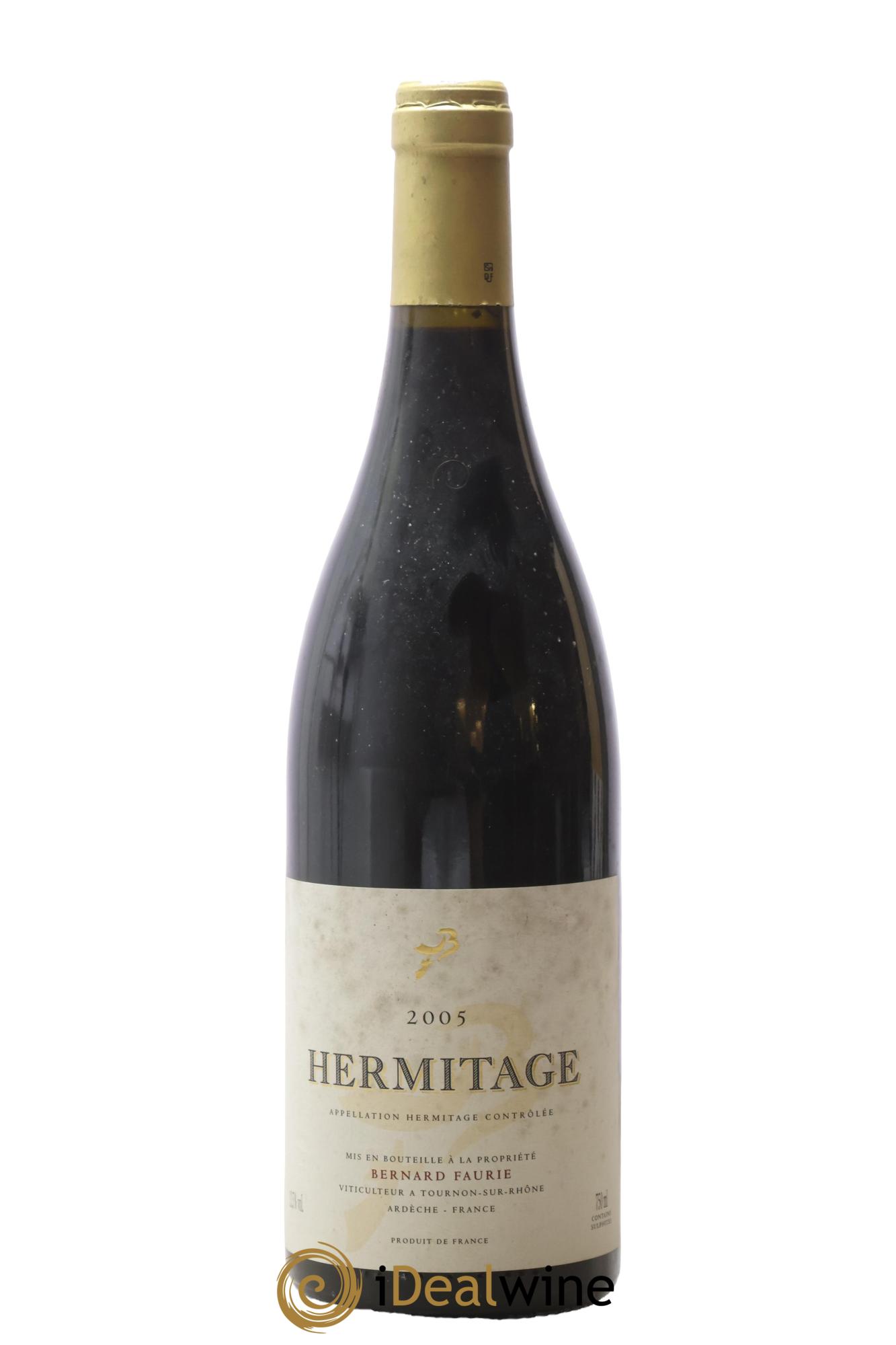 Hermitage Bessards Méal (capsule dorée) Bernard Faurie 2005 - Lot of 1 bottle - 0