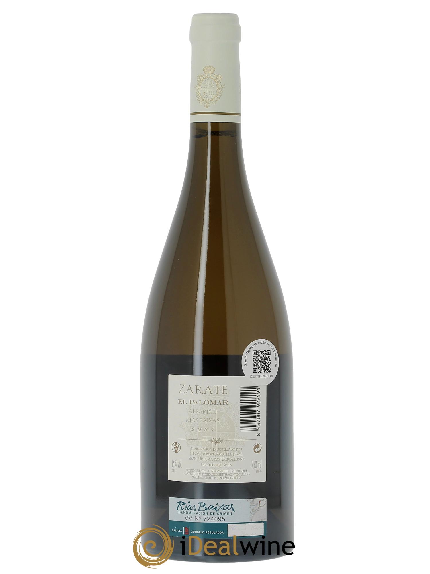 Rias Baixas El Polmar Zarate 2024 - Lotto di 1 bottiglia - 1