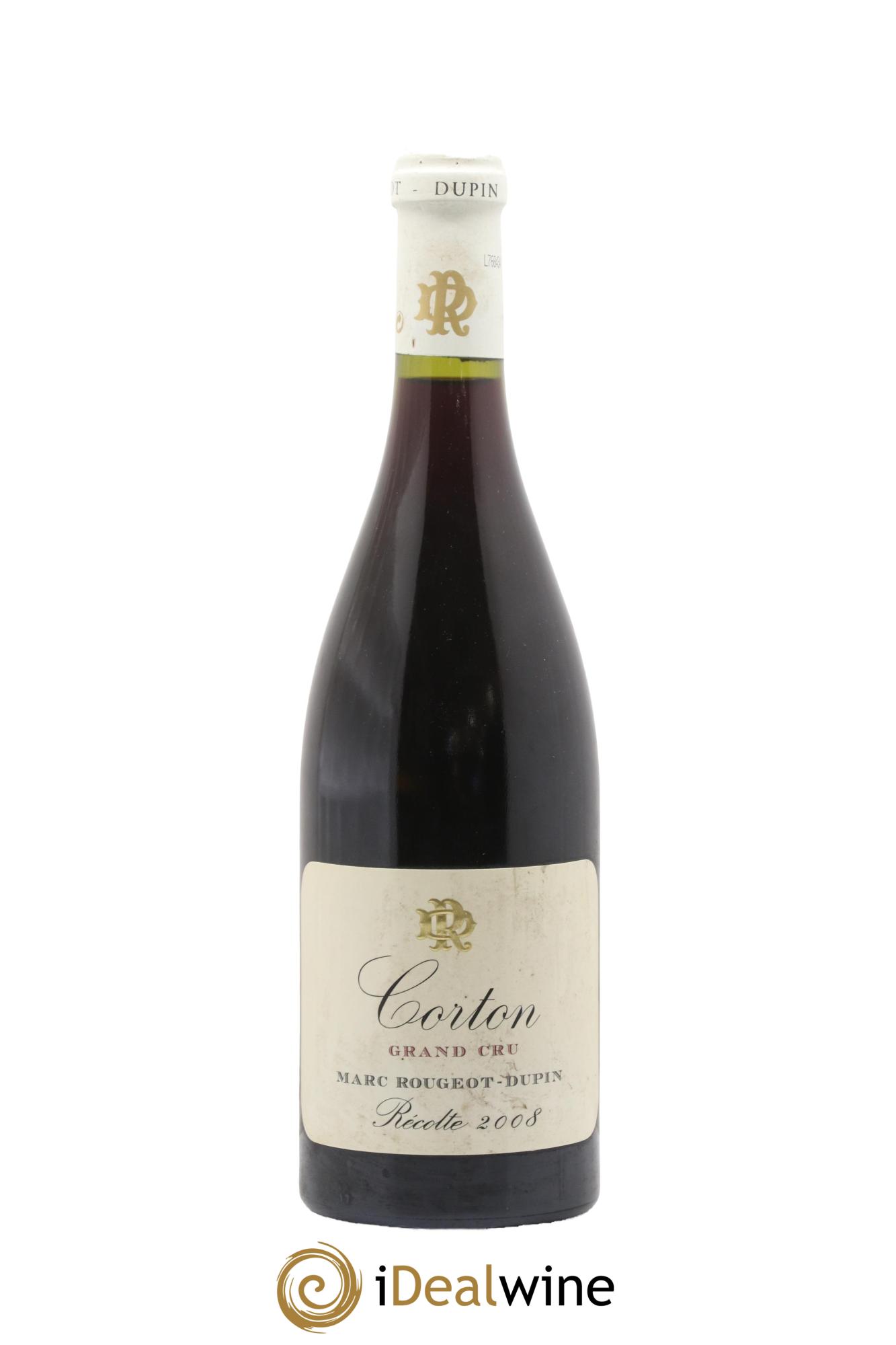 Corton Grand Cru Marc Rougeot-Dupin 2008 - Lot de 1 bouteille - 0