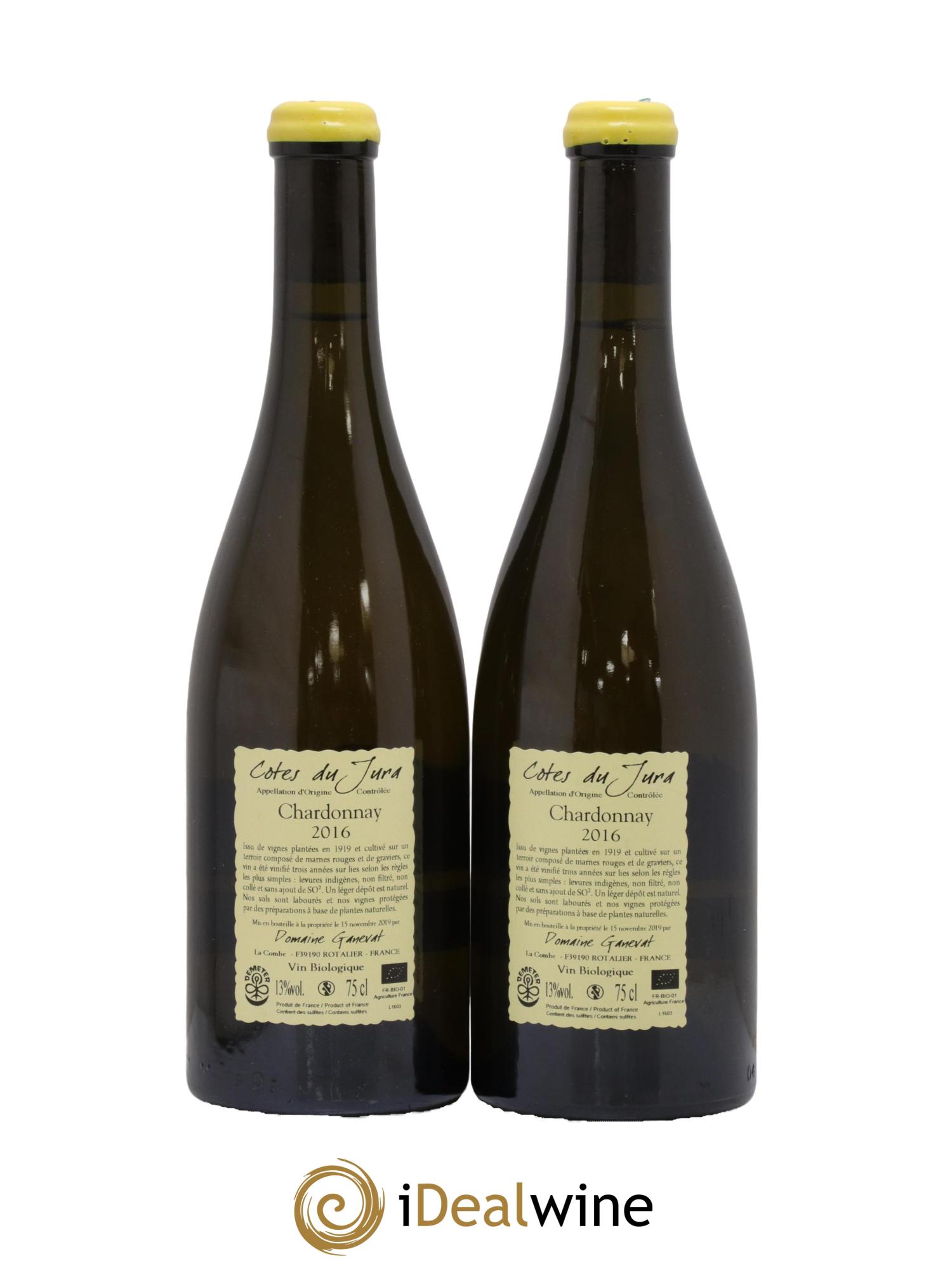 Côtes du Jura Les Grands Teppes Vieilles Vignes Jean-François Ganevat (Domaine) 2016 - Lot de 2 bouteilles - 1