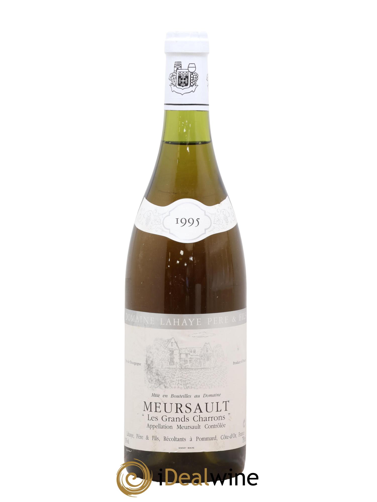 Meursault Les Grands Charrons Lahaye Père et Fils 1995 - Lot de 1 bouteille - 0