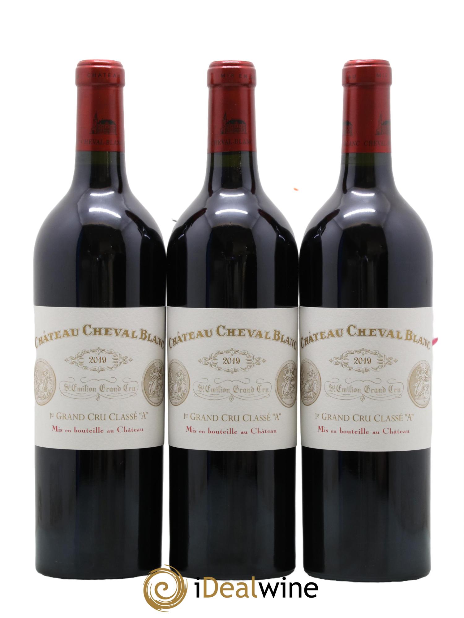 Château Cheval Blanc 1er Grand Cru Classé A 2019 - Lot de 3 bouteilles - 1