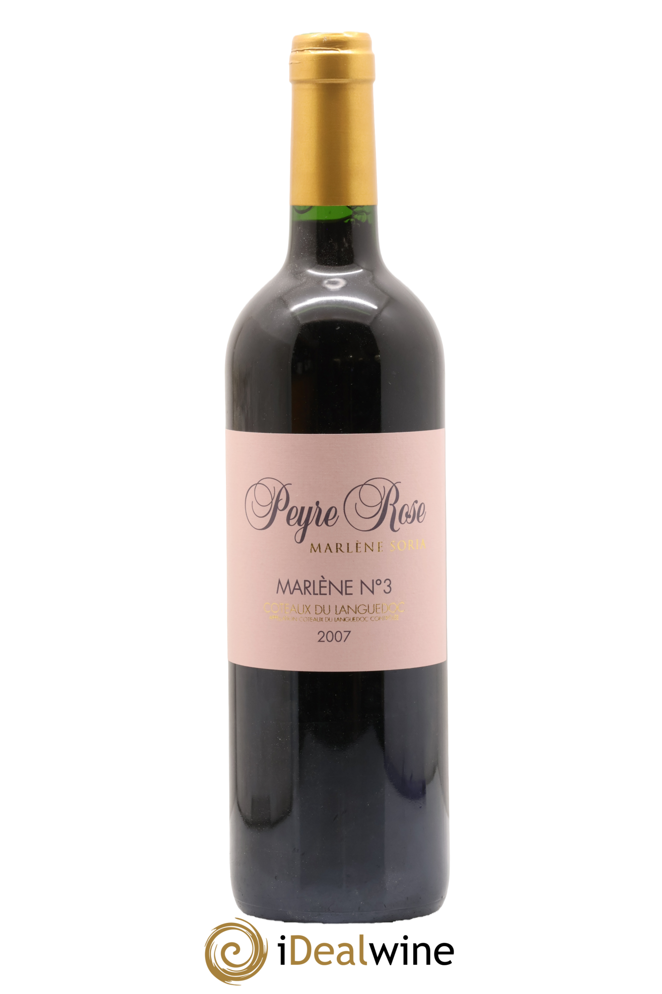 Vin de France (anciennement Coteaux du Languedoc) Peyre Rose Marlène n°3 Marlène Soria 2007 - Posten von 1 Flasche - 0