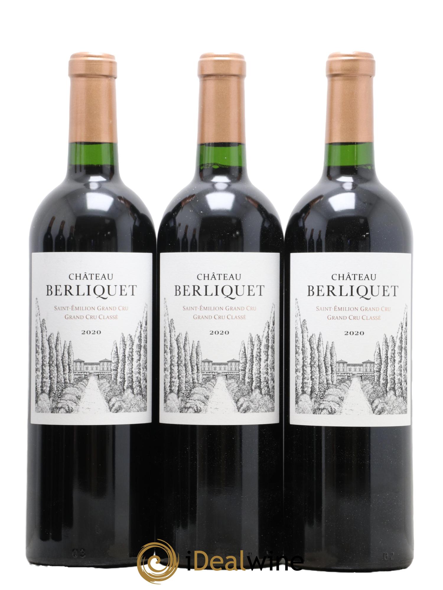 Château Berliquet Grand Cru Classé  2020 - Lot of 6 bottles - 1