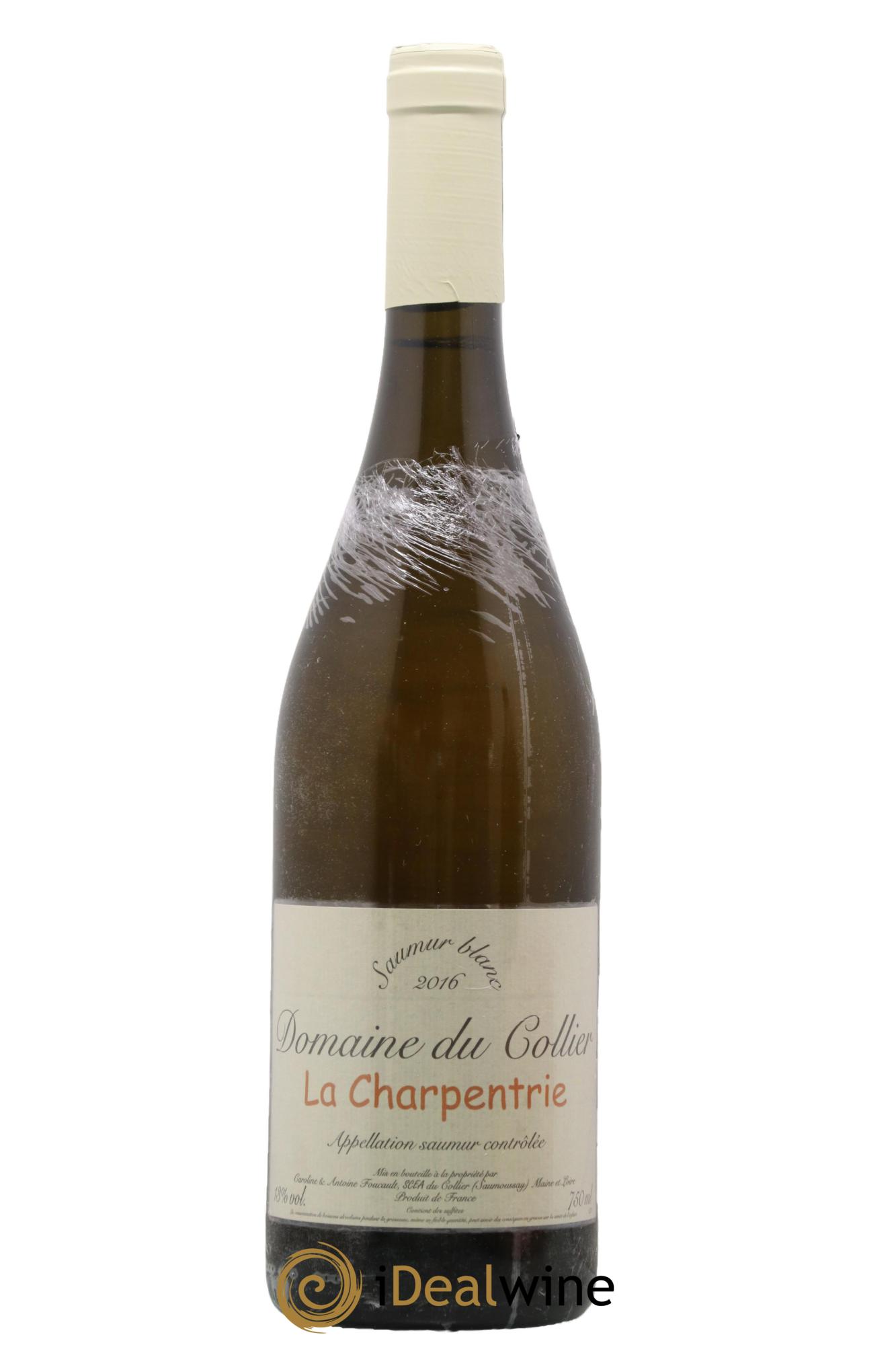 Saumur La Charpentrie Domaine du Collier 2016 - Lot de 1 bouteille - 0