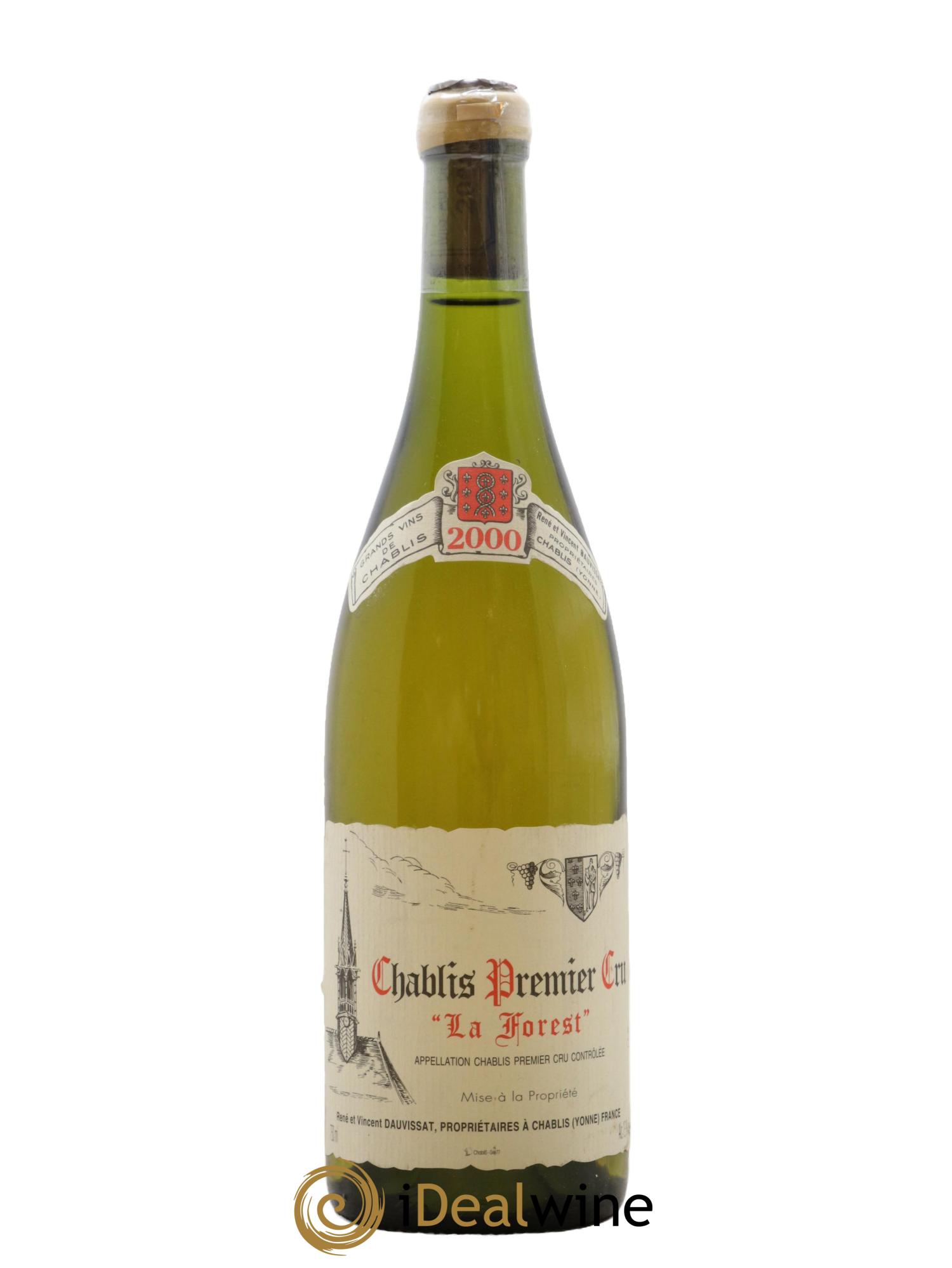Chablis 1er Cru La Forest Vincent Dauvissat (Domaine) 2000 - Lot de 1 bouteille - 0