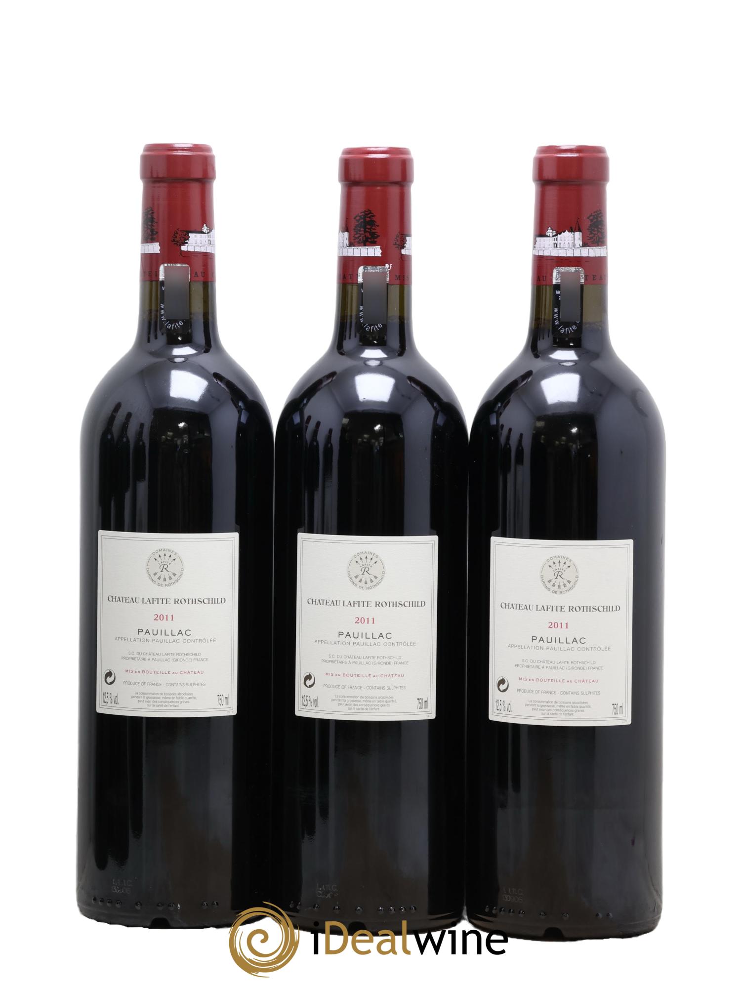 Château Lafite Rothschild 1er Grand Cru Classé 2011 - Lot de 6 bouteilles - 2