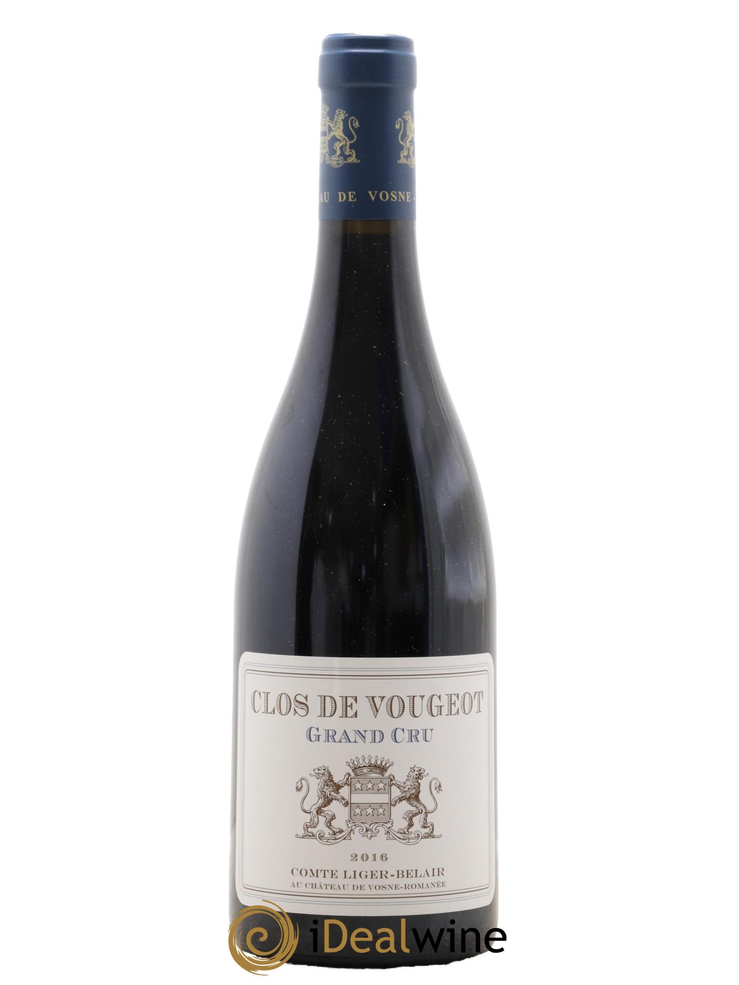 Clos de Vougeot Grand Cru Comte Liger-Belair (Domaine du) 2016 - Lot de 1 bouteille - 0