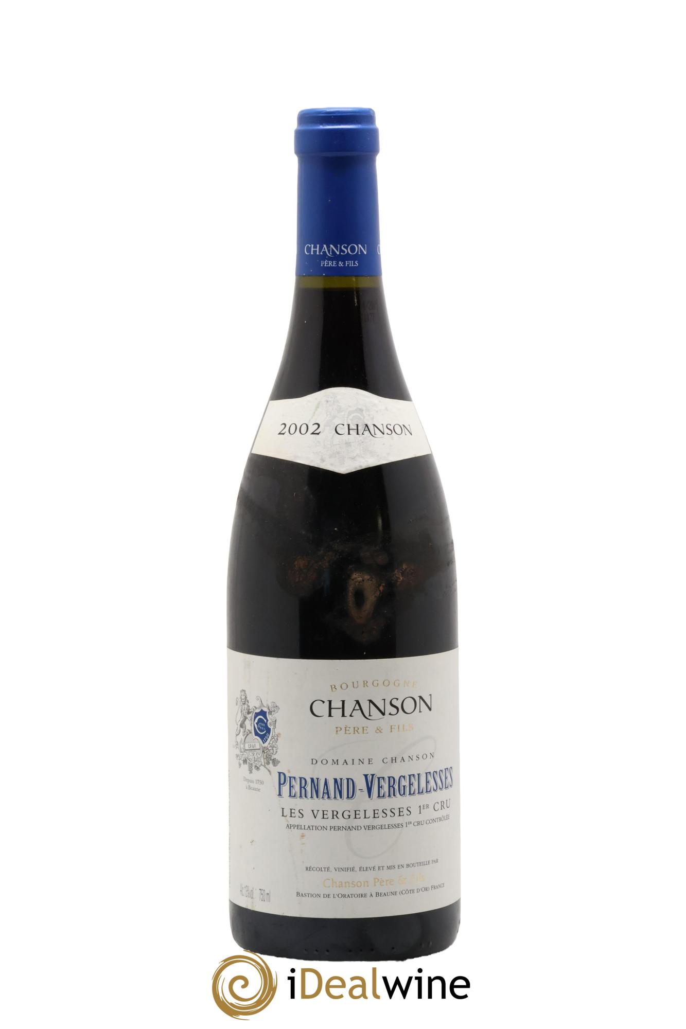 Pernand-Vergelesses 1er Cru Les Vergelesses Chanson (Domaine) 2002 - Lot de 1 bouteille - 0