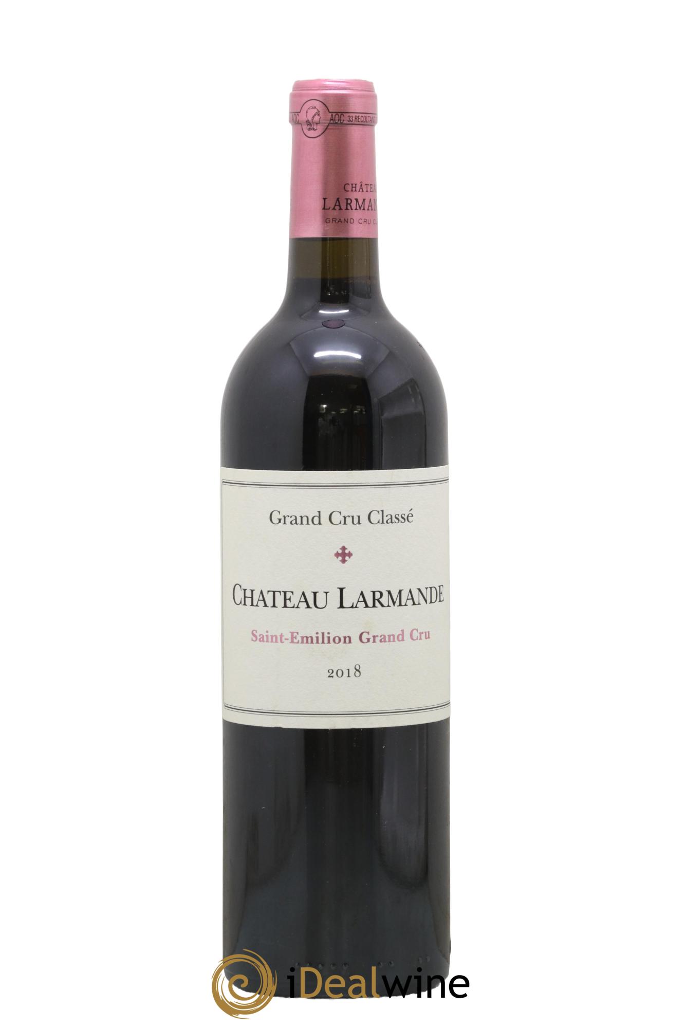 Château Larmande Grand Cru Classé 2018 - Lot de 1 bouteille - 0