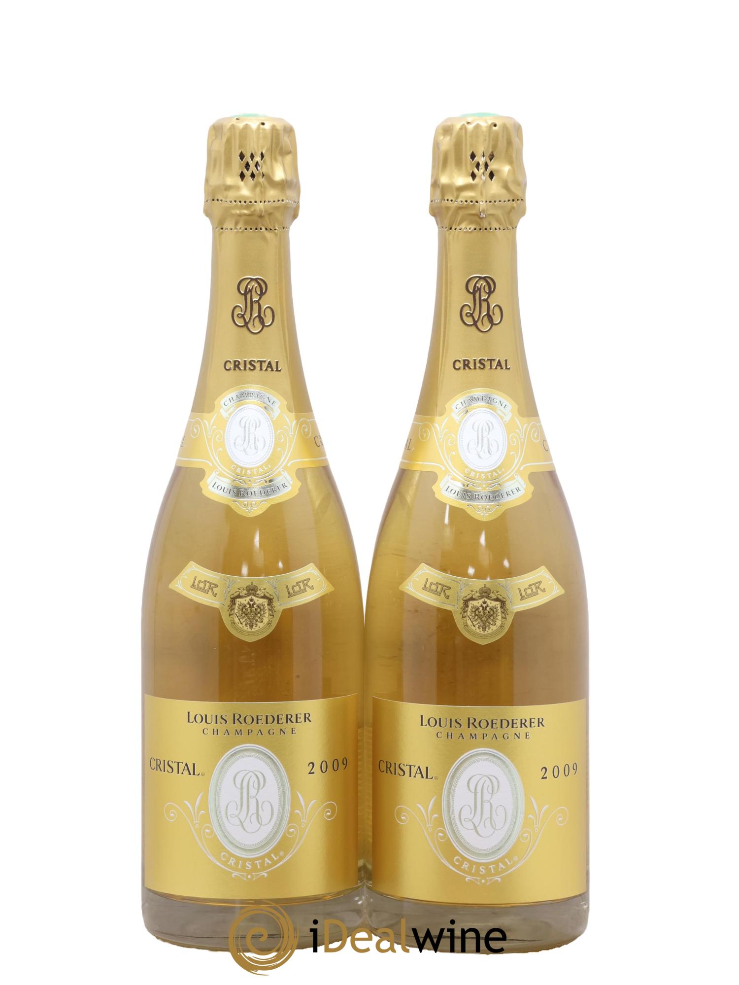 Cristal Louis Roederer 2009 - Lot of 2 bottles - 0