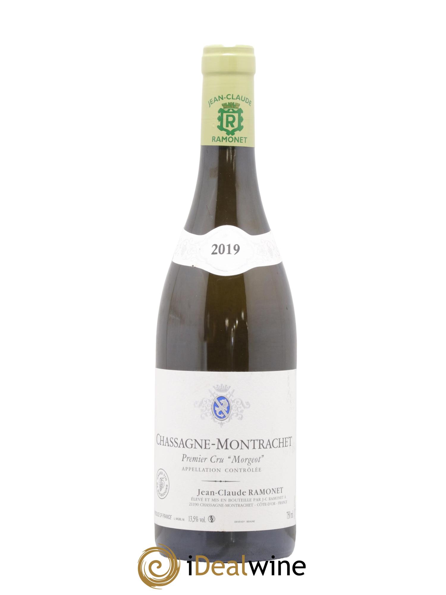 Chassagne-Montrachet 1er Cru Morgeot Ramonet (Domaine) 2019 - Lot of 1 bottle - 0