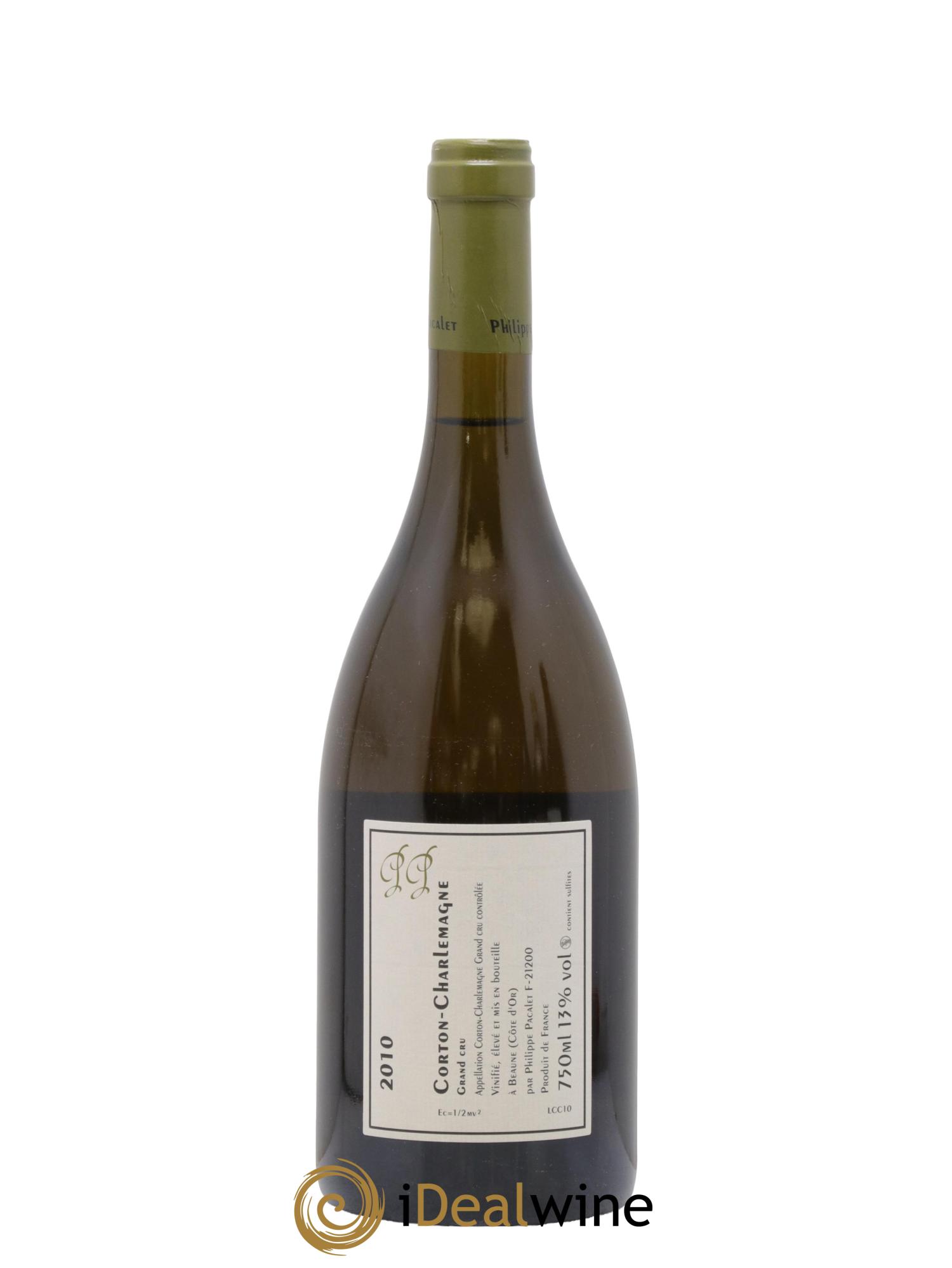 Corton-Charlemagne Grand Cru Philippe Pacalet 2010 - Lot de 1 bouteille - 1
