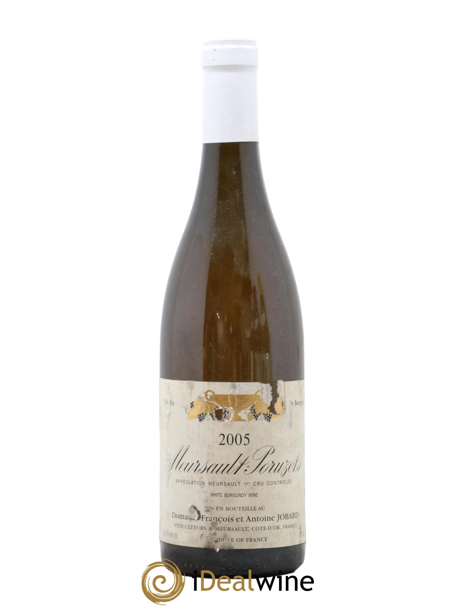 Meursault 1er Cru Poruzots François et Antoine Jobard (Domaine) 2005 - Lot de 1 bouteille - 0