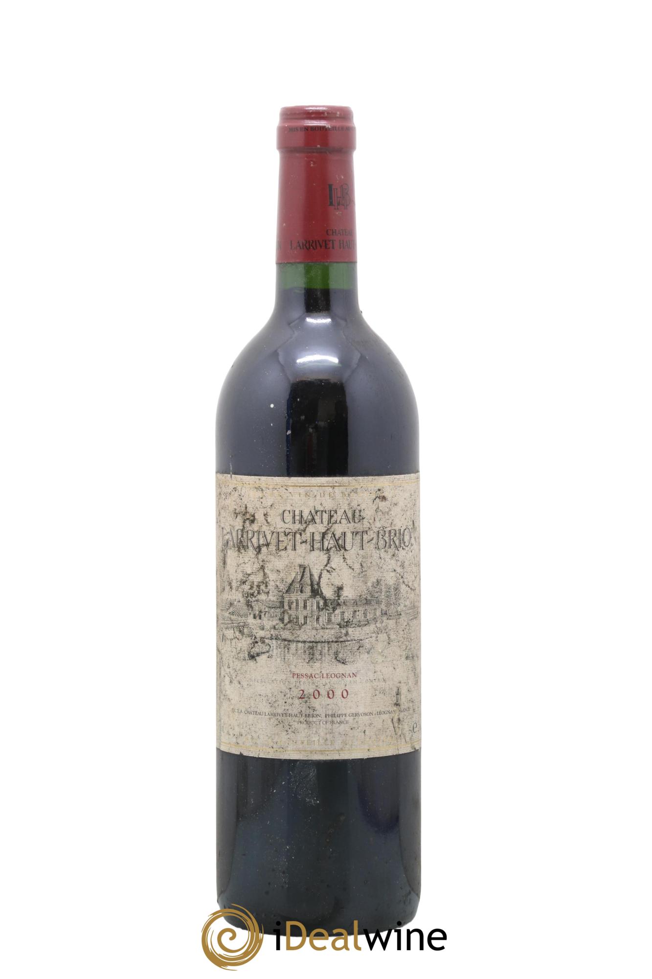 Château Larrivet Haut-Brion 2000 - Lot de 1 bouteille - 0