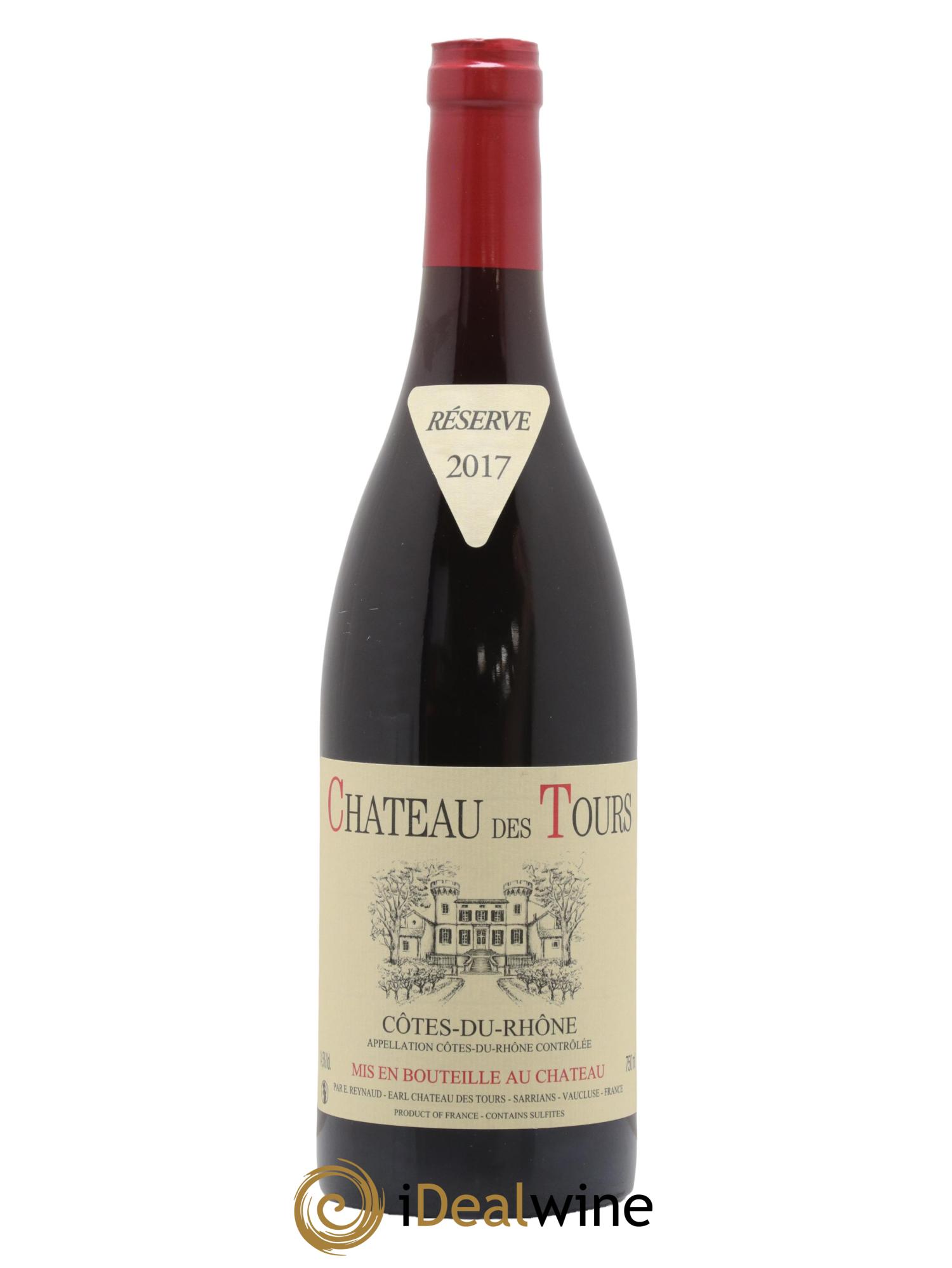 Côtes-du-Rhône Château des Tours Emmanuel Reynaud 2017 - Lot de 1 bouteille - 0