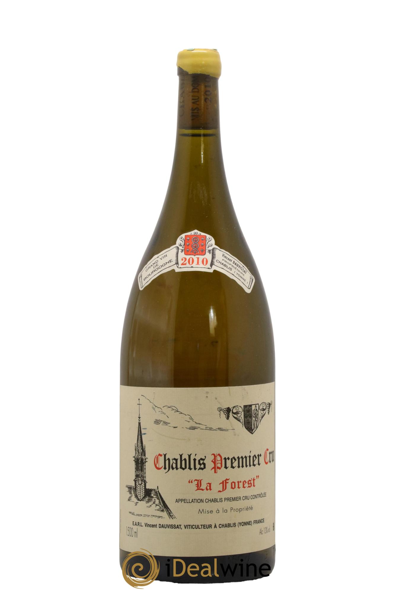 Chablis 1er Cru La Forest Vincent Dauvissat (Domaine) 2010 - Lot de 1 magnum - 0
