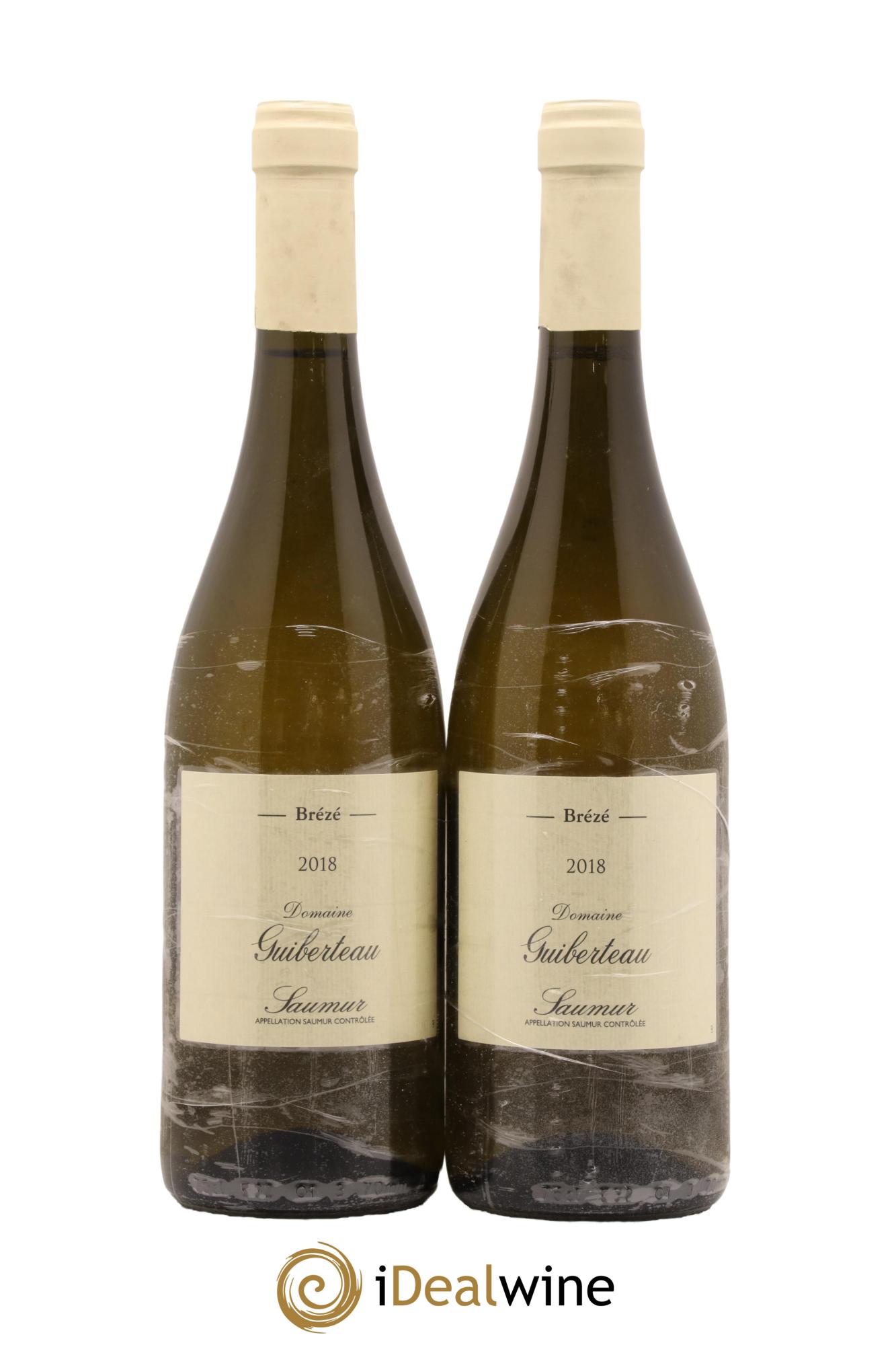 Saumur Brézé Domaine Guiberteau 2018 - Lot de 2 bouteilles - 0
