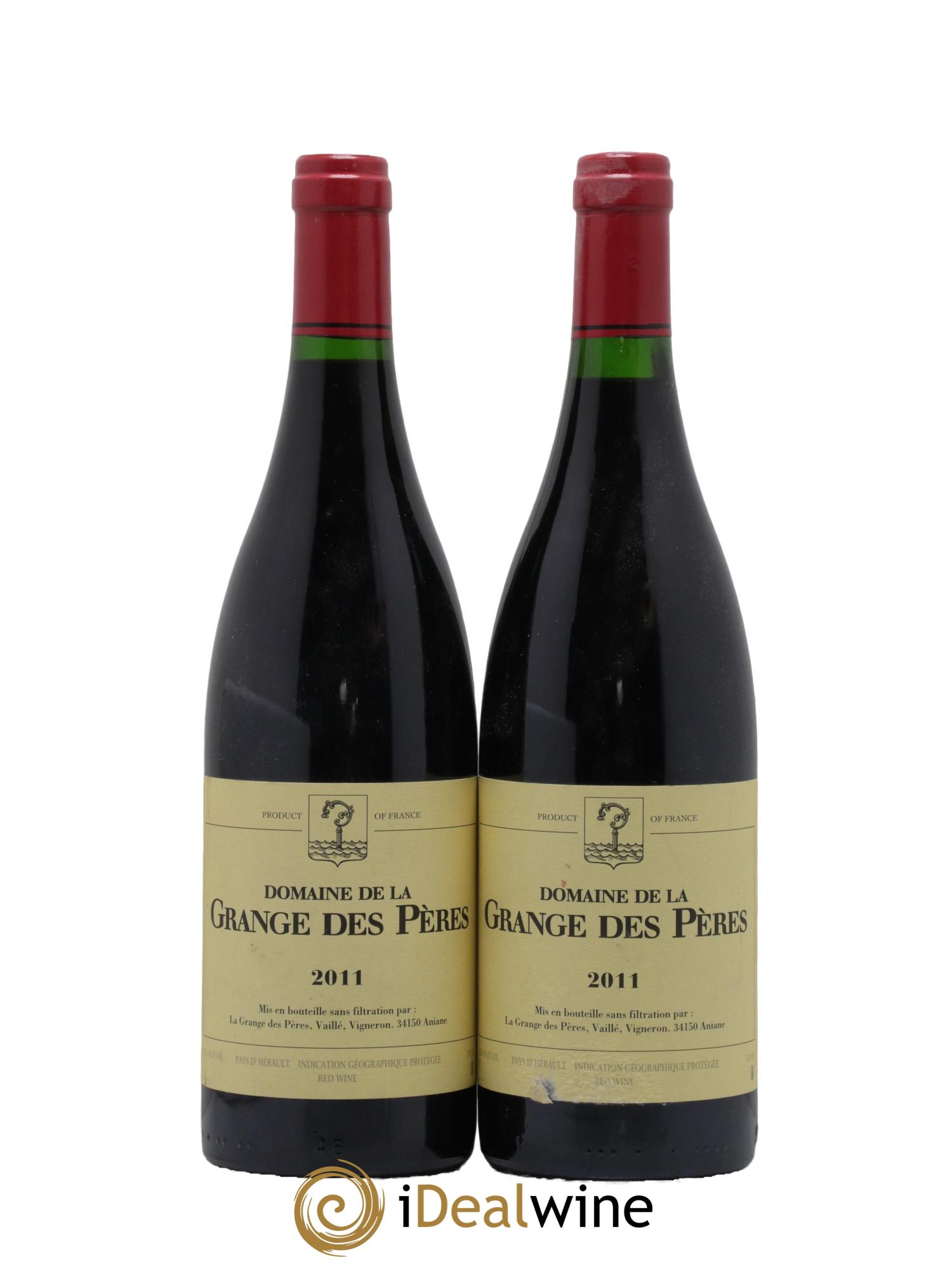 Pays d'Hérault Grange des Pères Laurent Vaillé 2011 - Lot de 2 bouteilles - 0