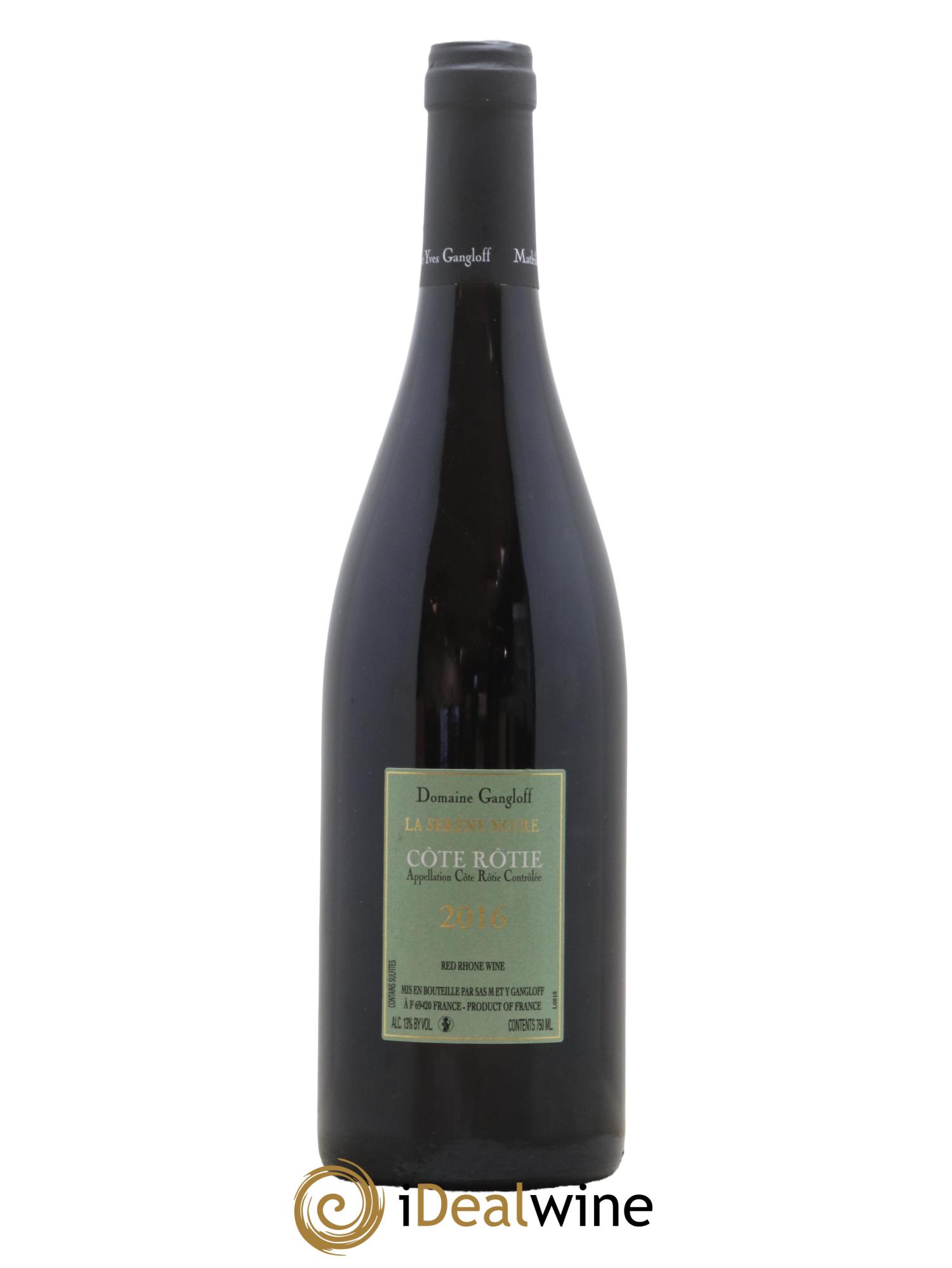 Côte-Rôtie La Sereine Noire Gangloff (Domaine) 2016 - Lot de 1 bouteille - 1
