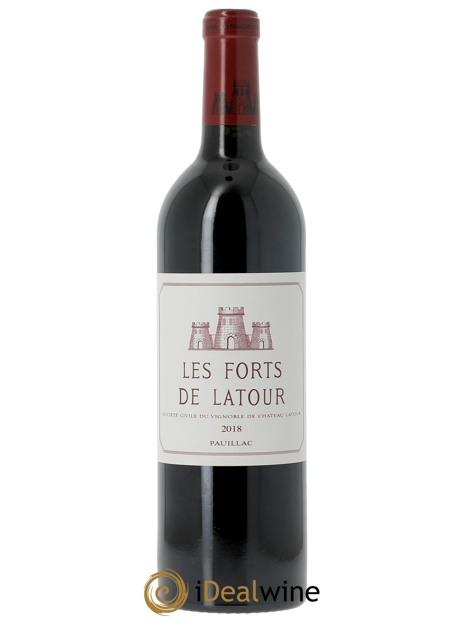 Les Forts de Latour Second Vin (CBO à partir de 6 bts) 2018 - Lot de 1 bouteille - 0