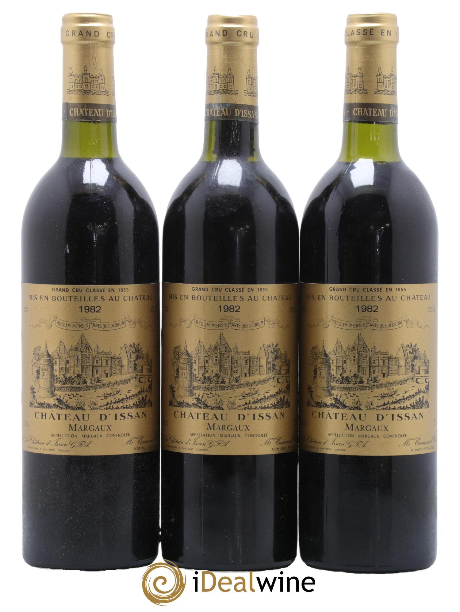 Château d'Issan 3ème Grand Cru Classé 1982 - Lot de 12 bouteilles - 1