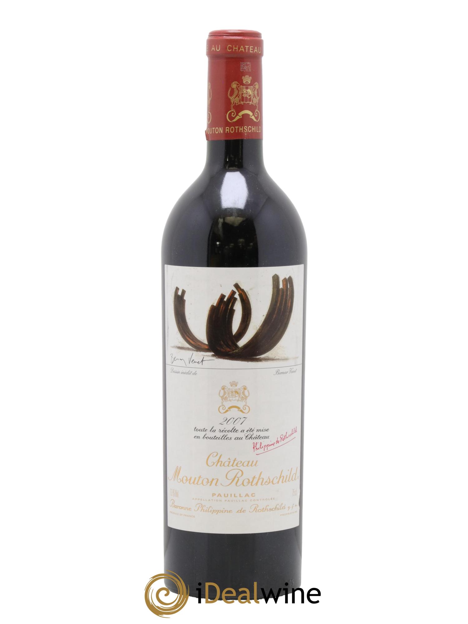 Château Mouton Rothschild 1er Grand Cru Classé 2007 - Lotto di 1 bottiglia - 0