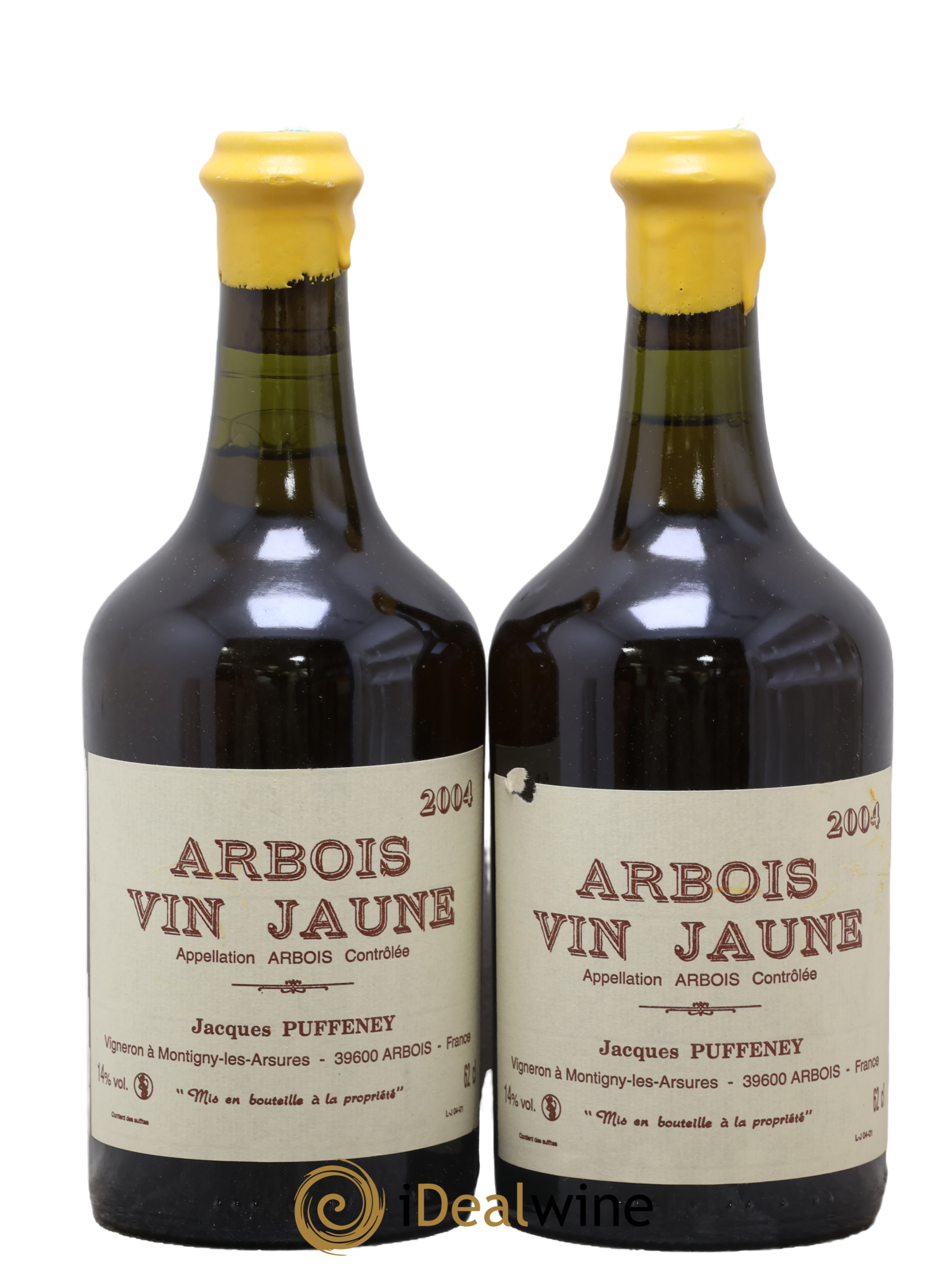 Arbois Vin Jaune Jacques Puffeney 2004 - Posten von 2 Clavelin - 0