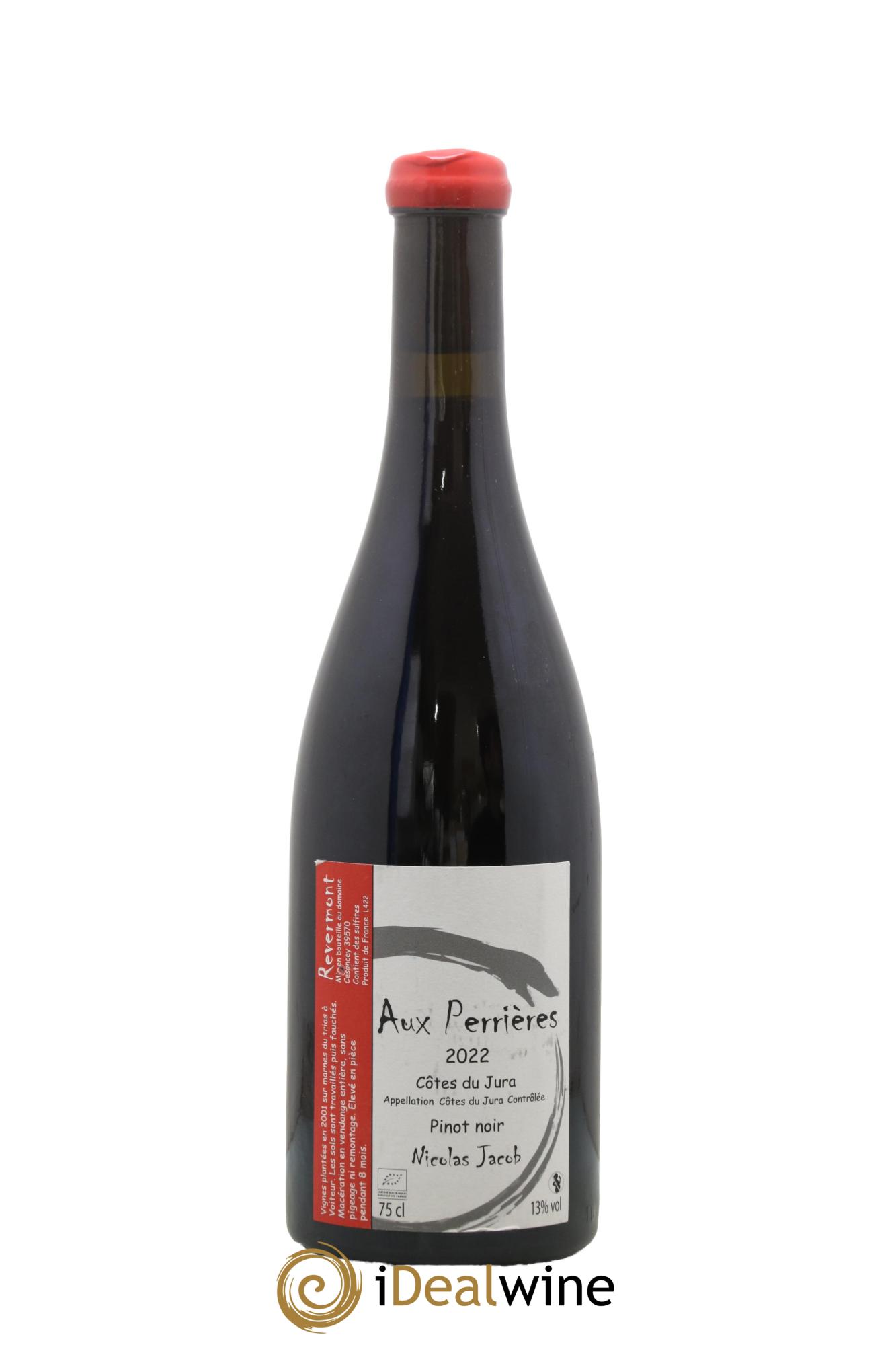 Côtes du Jura Aux Perrières Nicolas Jacob Pinot Noir 2022 - Posten von 1 Flasche - 0
