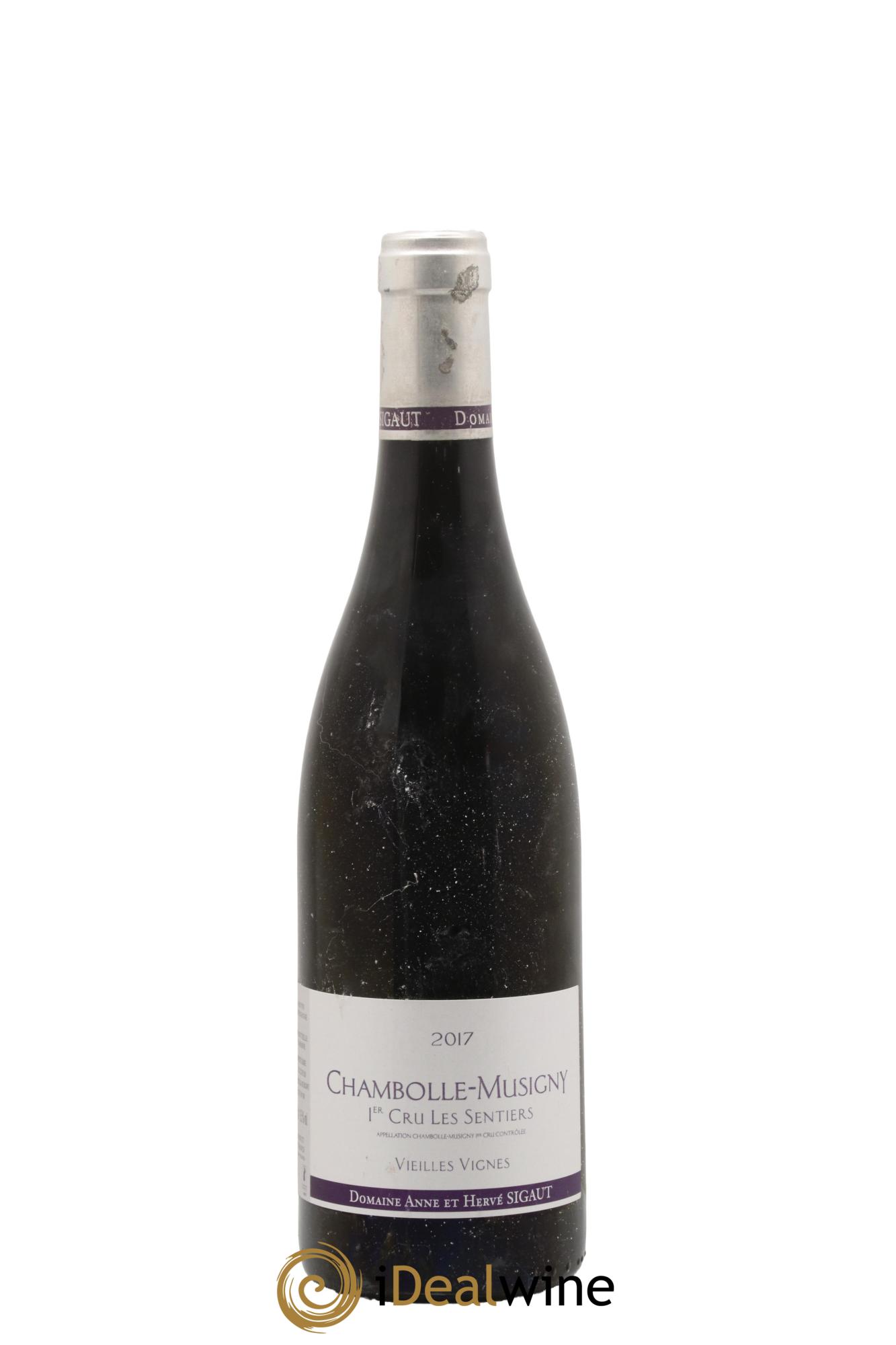 Chambolle-Musigny 1er Cru Les Sentiers Vieilles Vignes Anne et Hervé Sigaut (Domaine) Les Sentiers Vieilles Vignes Anne et Hervé Sigaut 2017 - Lot de 1 bouteille - 0