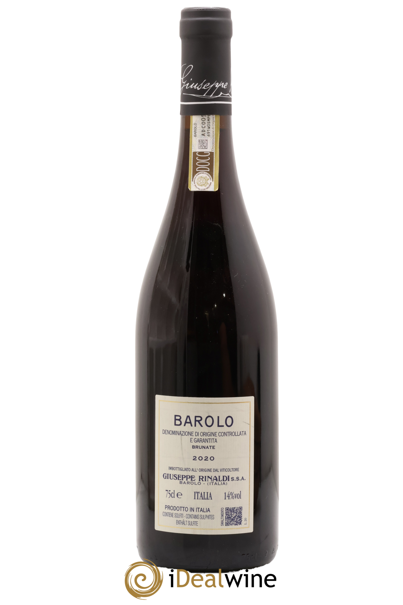 Barolo DOCG Brunate Giuseppe Rinaldi 2020 - Lot de 1 bouteille - 1