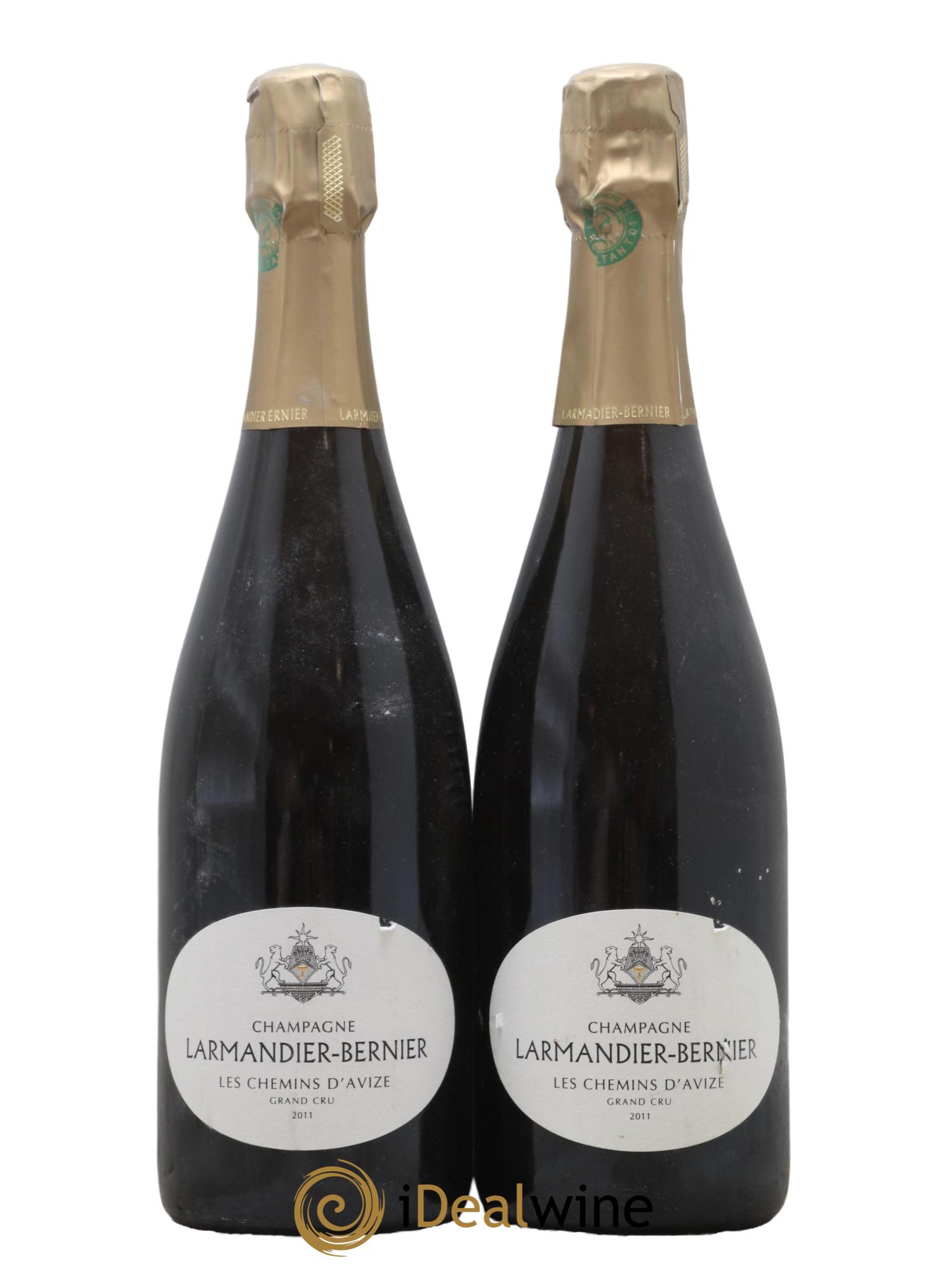 Les Chemins d'Avize Grand Cru Extra-Brut Larmandier-Bernier 2011 - Lot de 2 bouteilles - 0