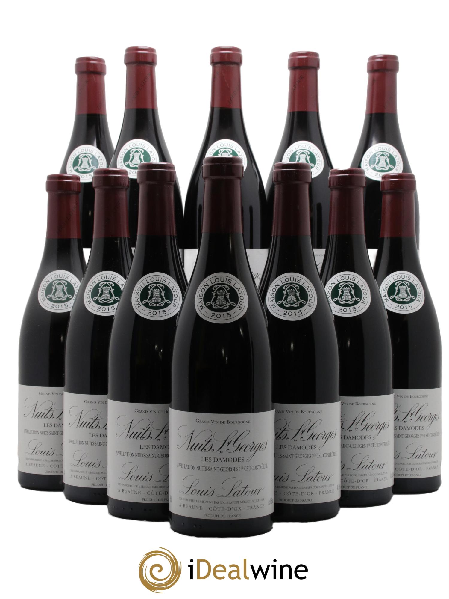 Nuits-Saint-Georges 1er Cru Les Damodes Maison Louis Latour 2015 - Lot de 12 bouteilles - 0