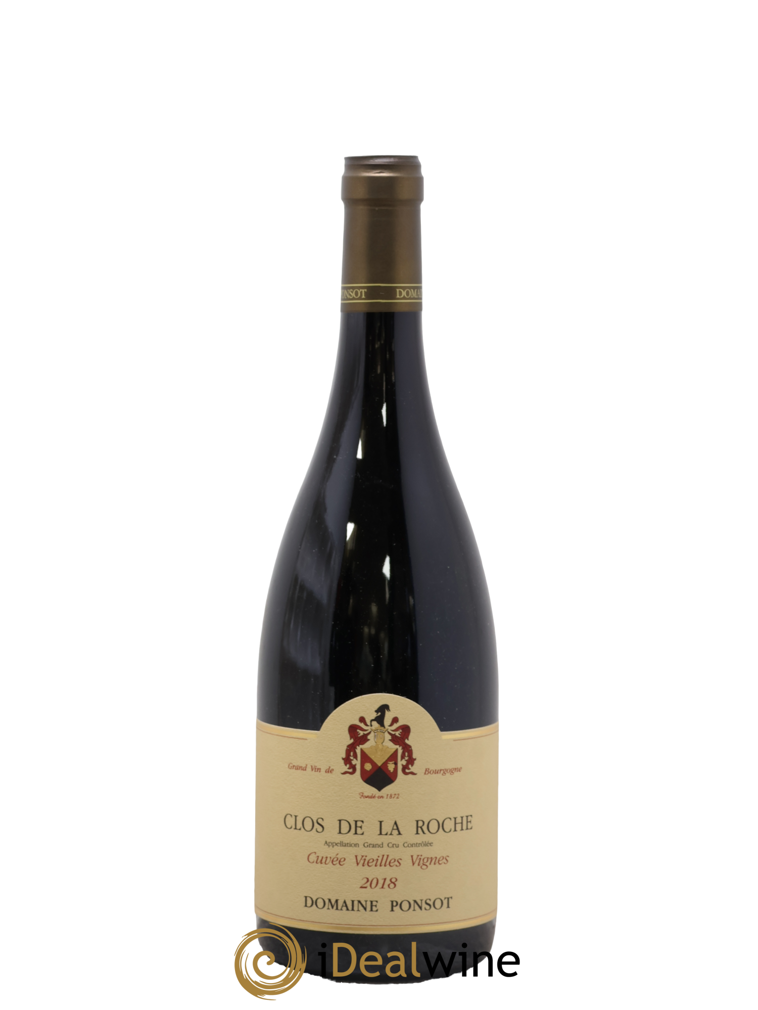 Clos de la Roche Grand Cru Vieilles Vignes Ponsot (Domaine) 2018 - Lot de 1 bouteille - 0