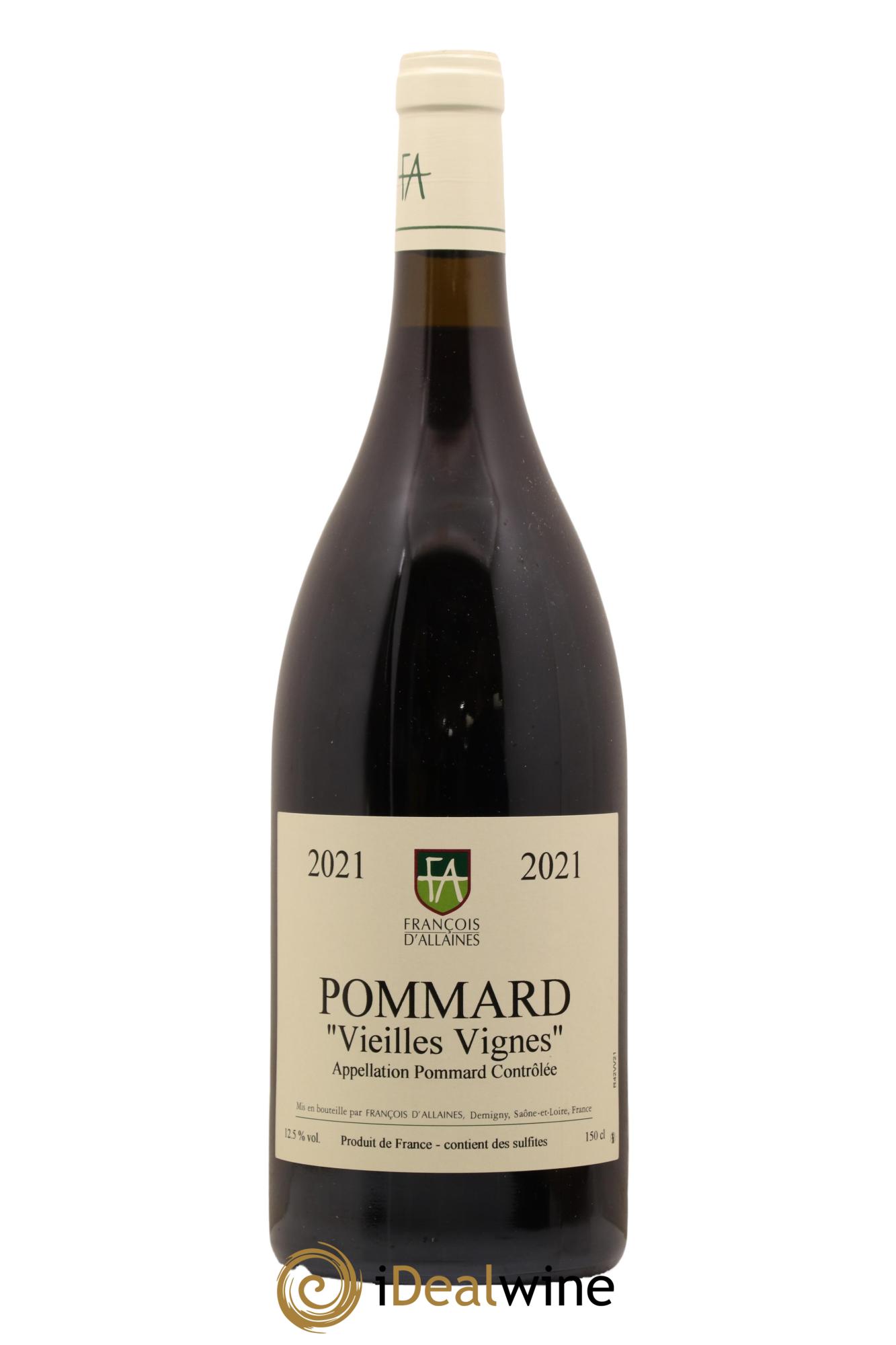 Pommard Vieilles Vignes Domaine Francois d Allaines 2021 - Lot de 1 magnum - 0