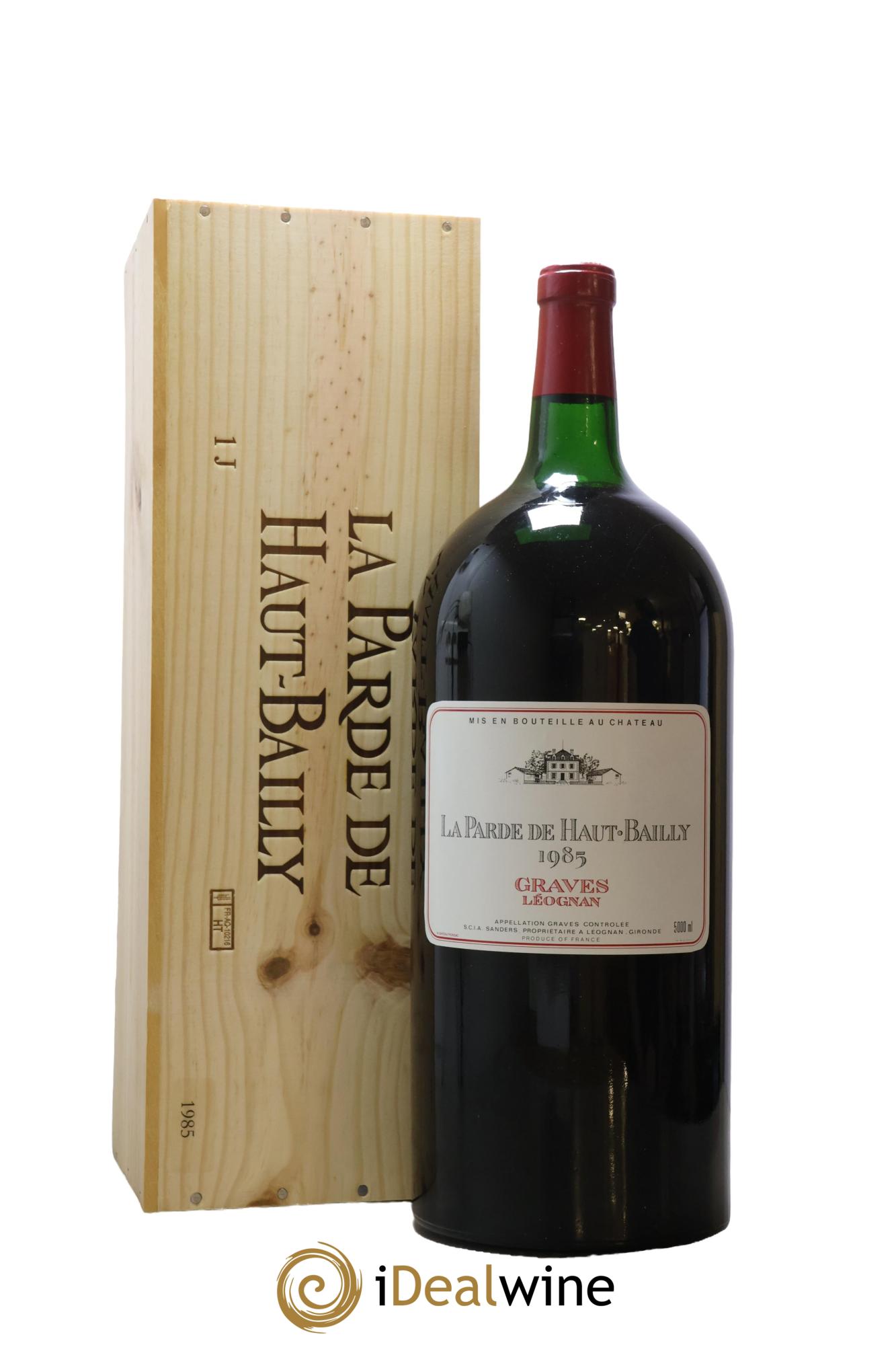 Haut Bailly II (Anciennement La Parde de Haut-Bailly) Second Vin  1985 - Lot de 1 jeroboam - 1
