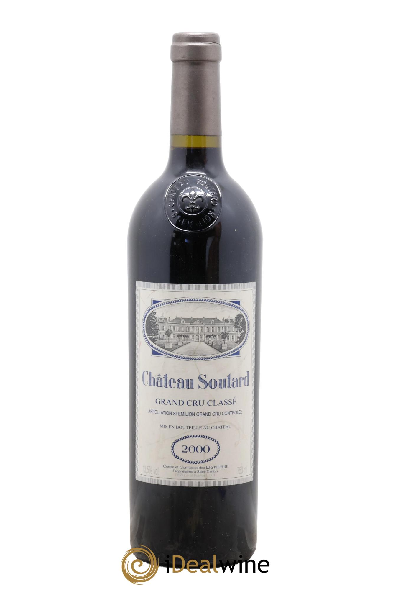 Château Soutard Grand Cru Classé 2000 - Lotto di 1 bottiglia - 0