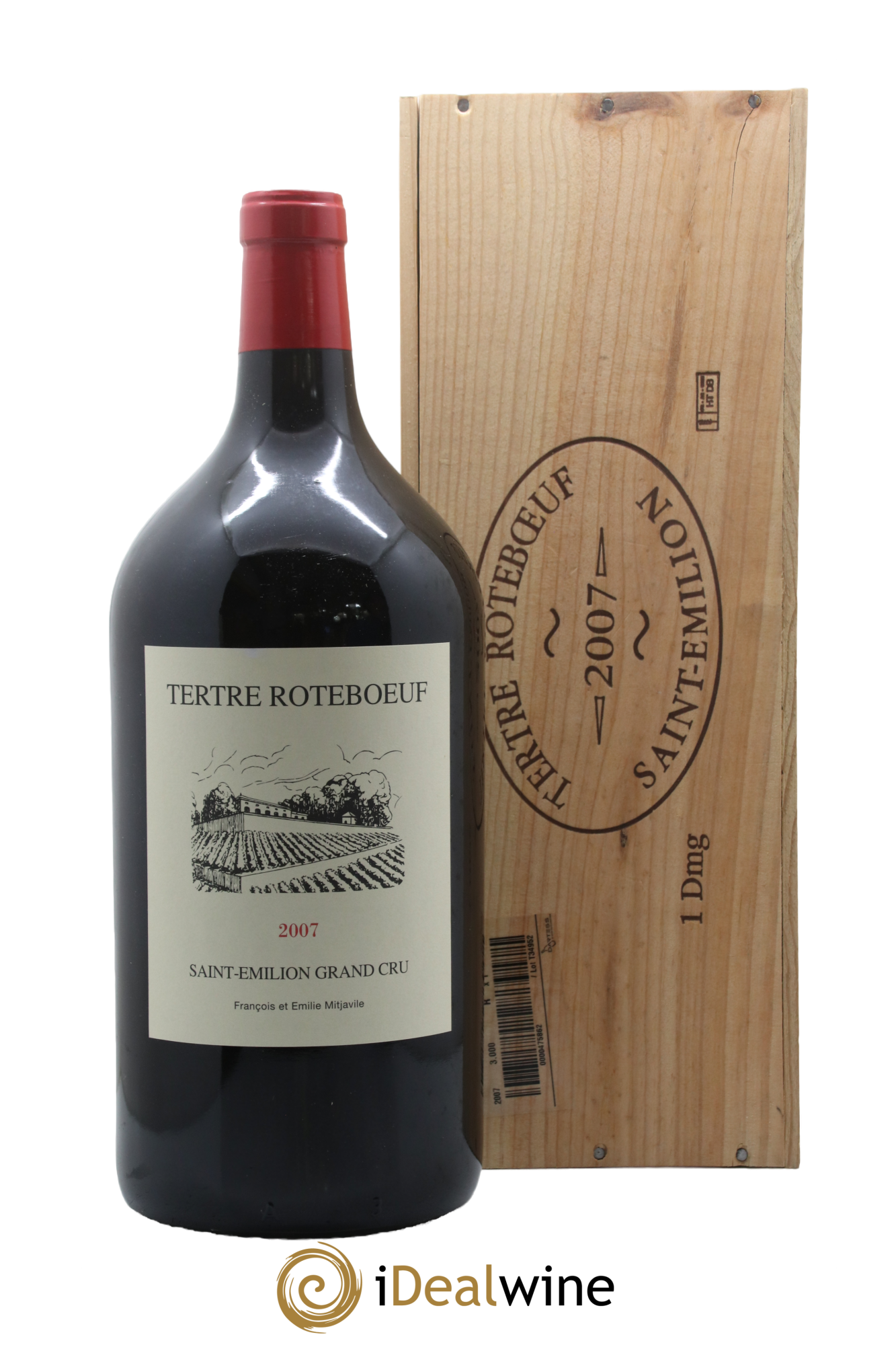 Château Tertre Roteboeuf 2007 - Lot of 1 double magnum - 0