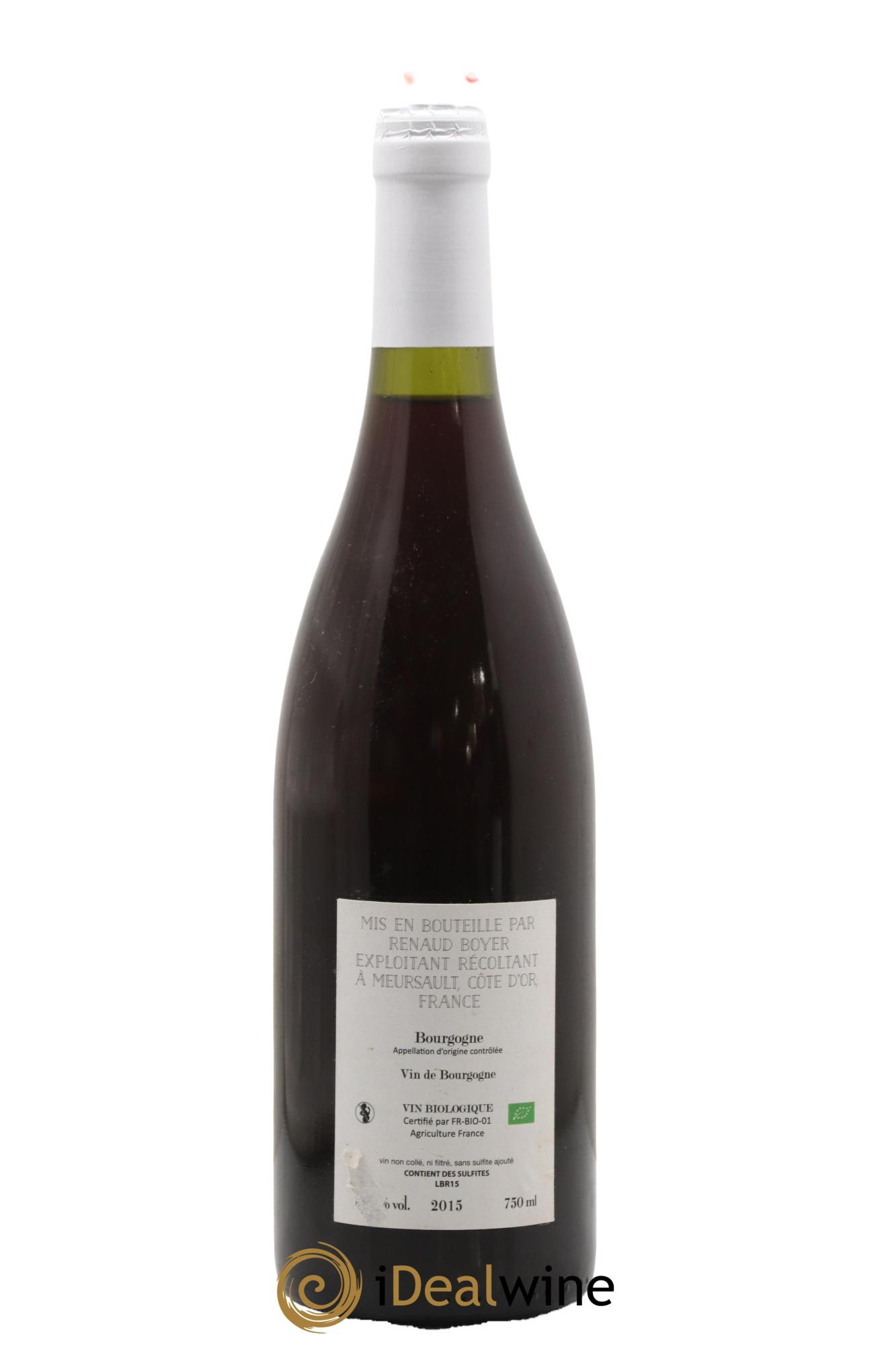 Bourgogne Les Riaux Renaud Boyer 2015 - Posten von 1 Flasche - 1