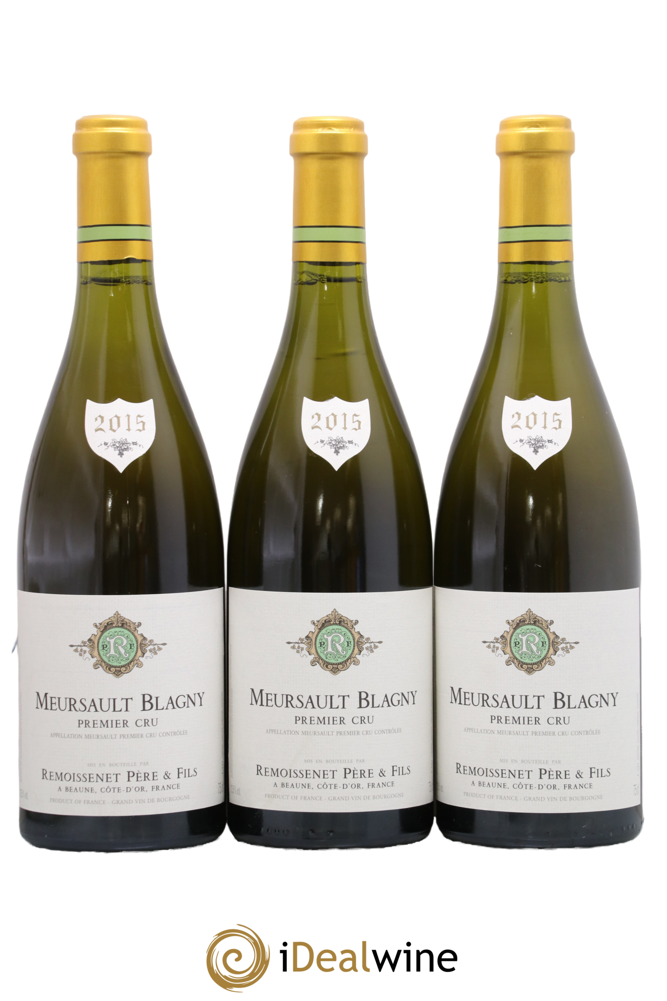 Meursault 1er Cru Blagny Remoissenet Père et Fils 2015 - Lot de 3 bouteilles - 0