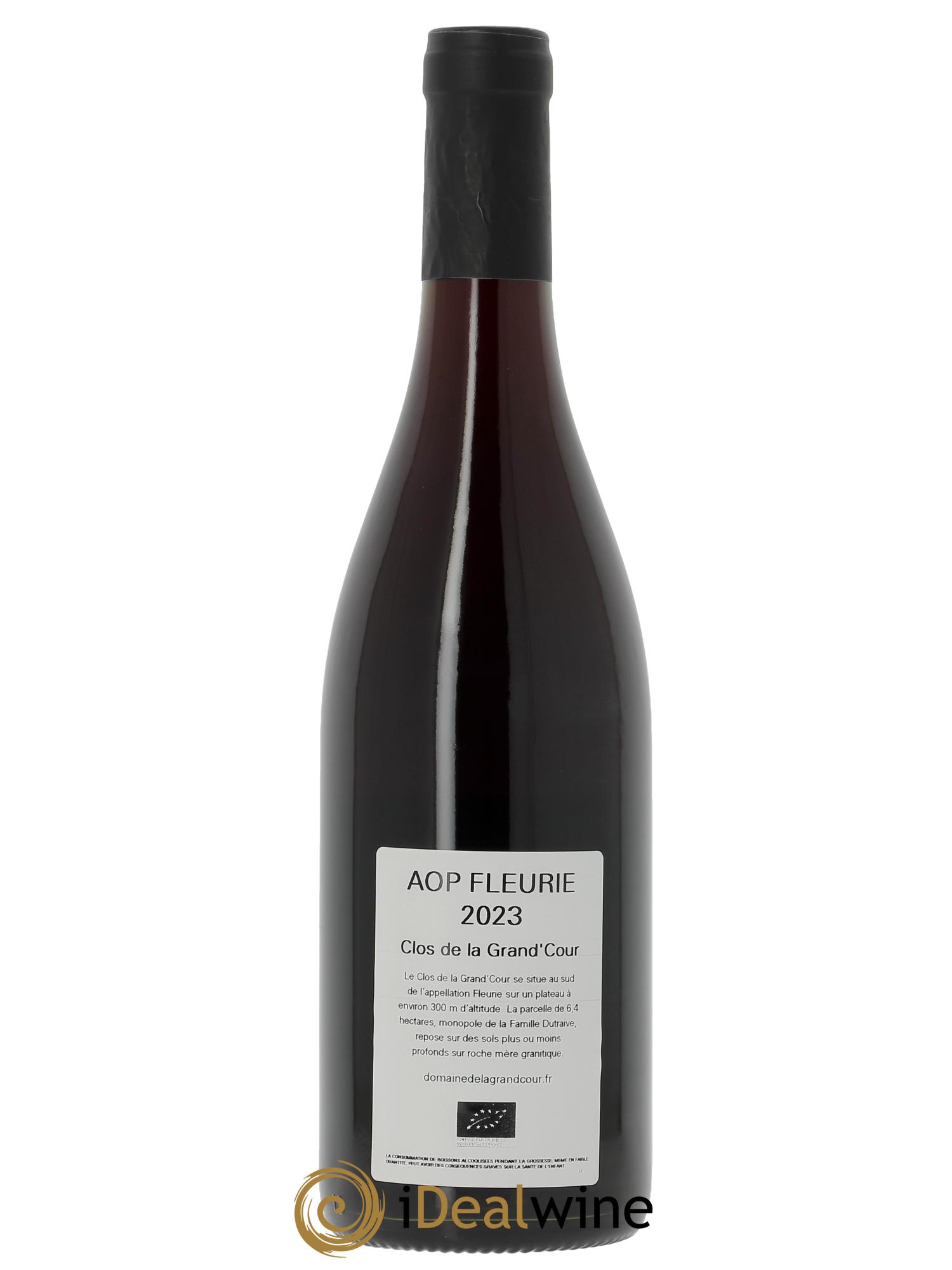 Fleurie Clos de la Grand'Cour Grand'cour (Domaine de la) - Jean-Louis Dutraive 2023 - Lot de 1 bouteille - 1