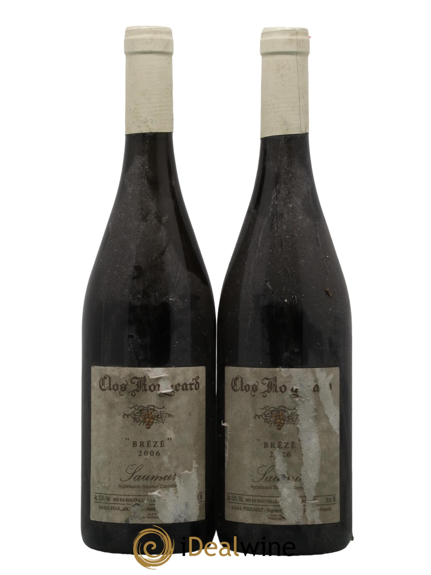 Saumur Brézé Clos Rougeard 2006 - Lot de 2 bouteilles - 0