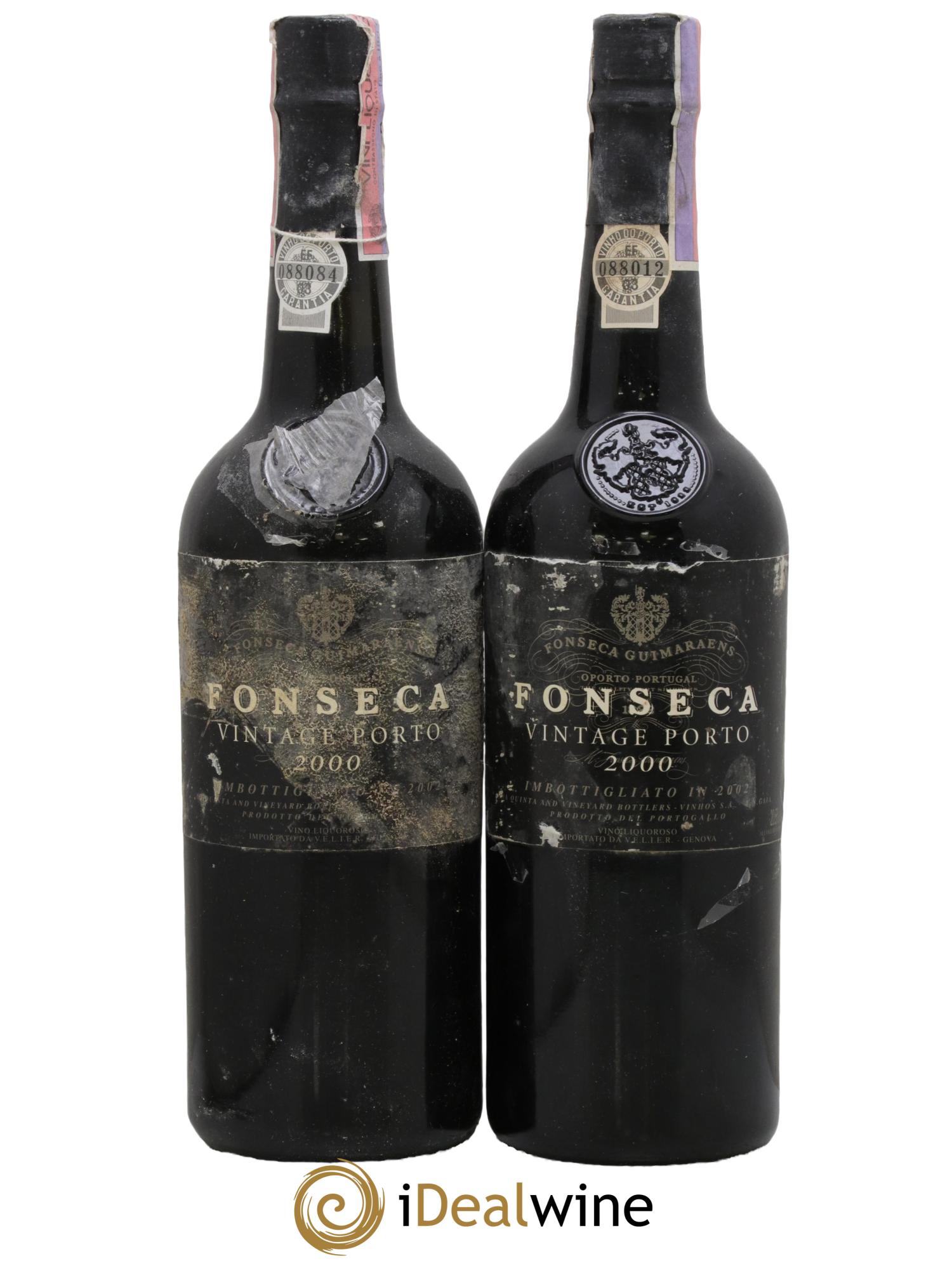 Porto Fonseca Vintage 2000 - Lot of 2 bottles - 0